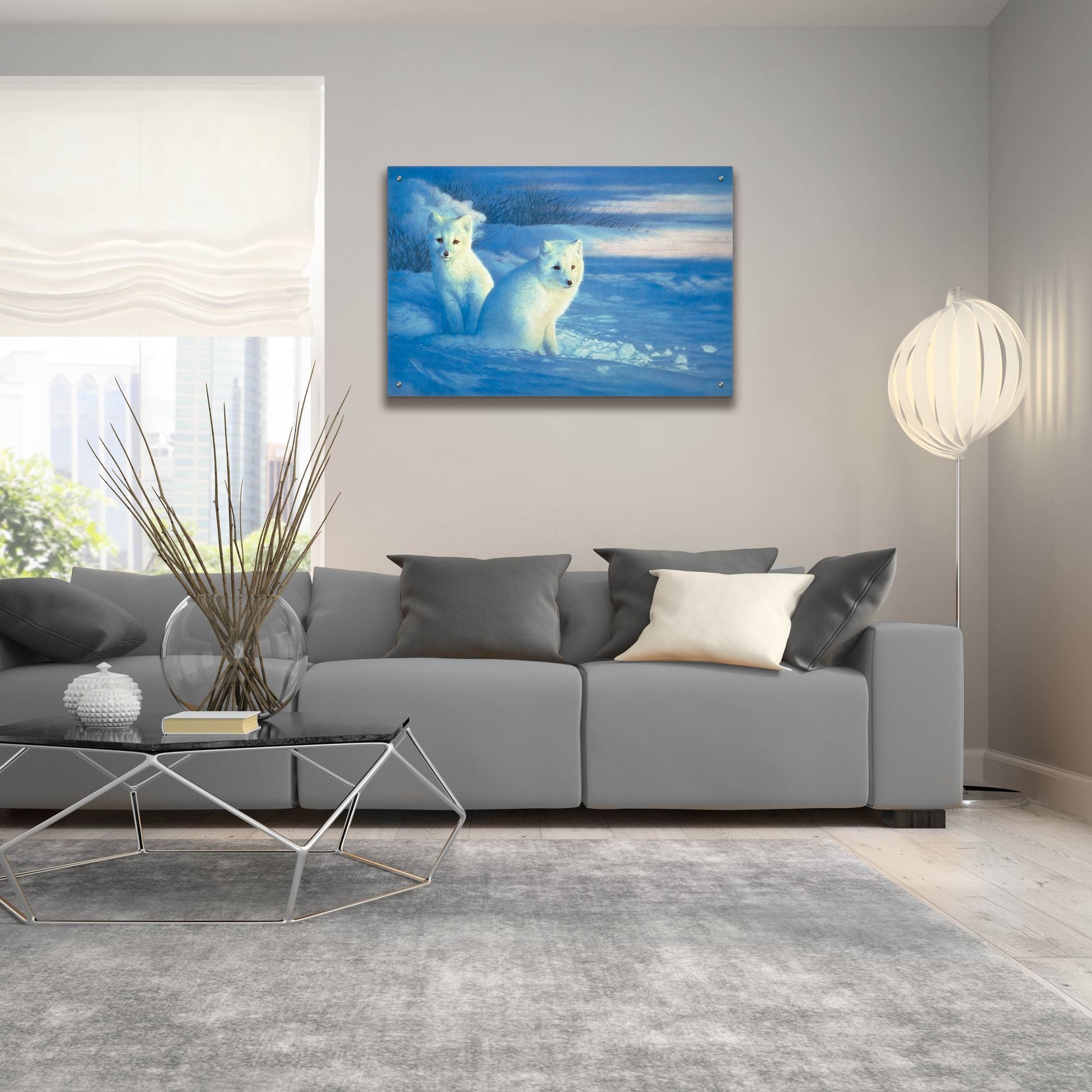 Epic Art 'Pensive Eye' by Joh Naito, Acrylic Glass Wall Art,36x24