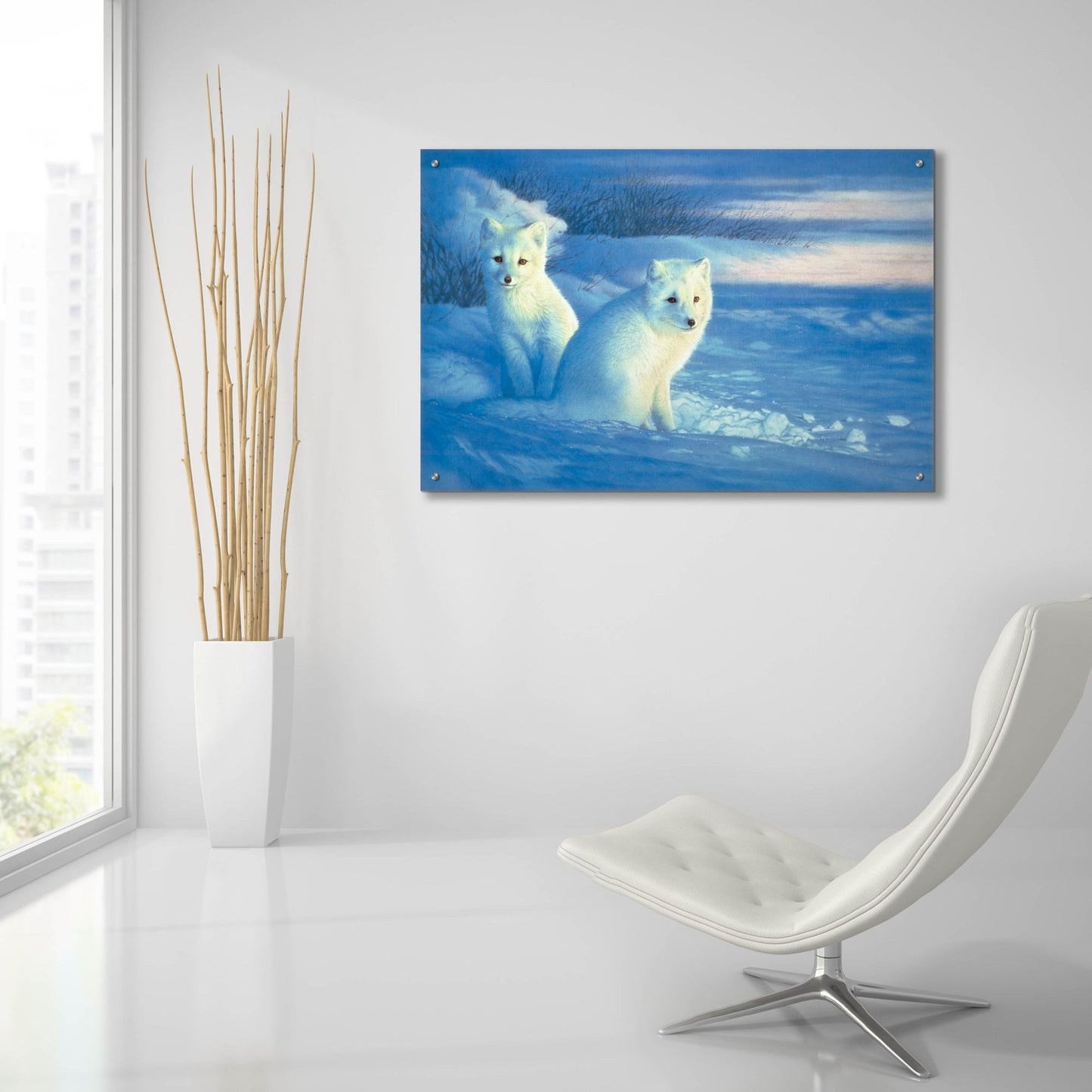 Epic Art 'Pensive Eye' by Joh Naito, Acrylic Glass Wall Art,36x24