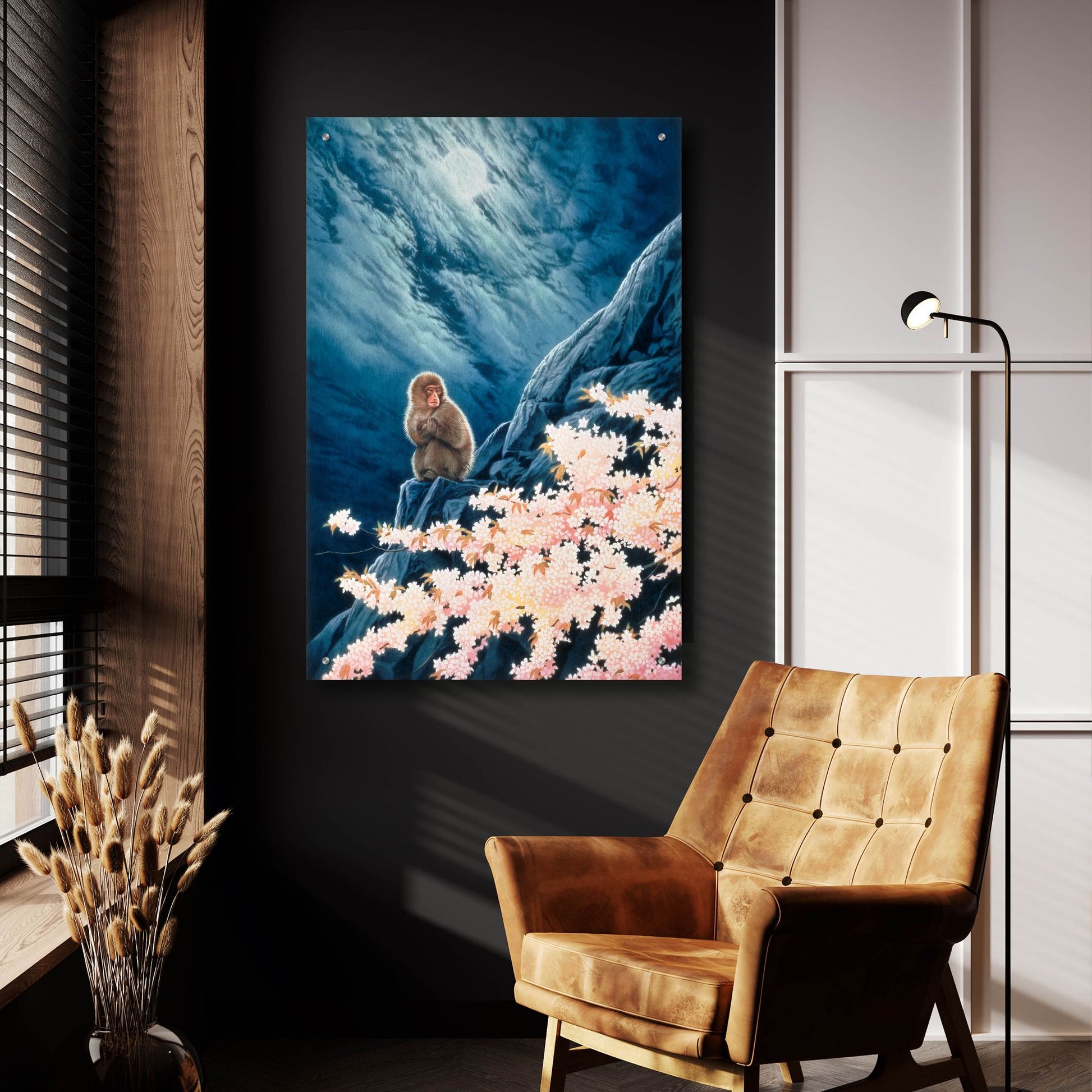 Epic Art 'Spring Cherry Blossoms' by Joh Naito, Acrylic Glass Wall Art,24x36