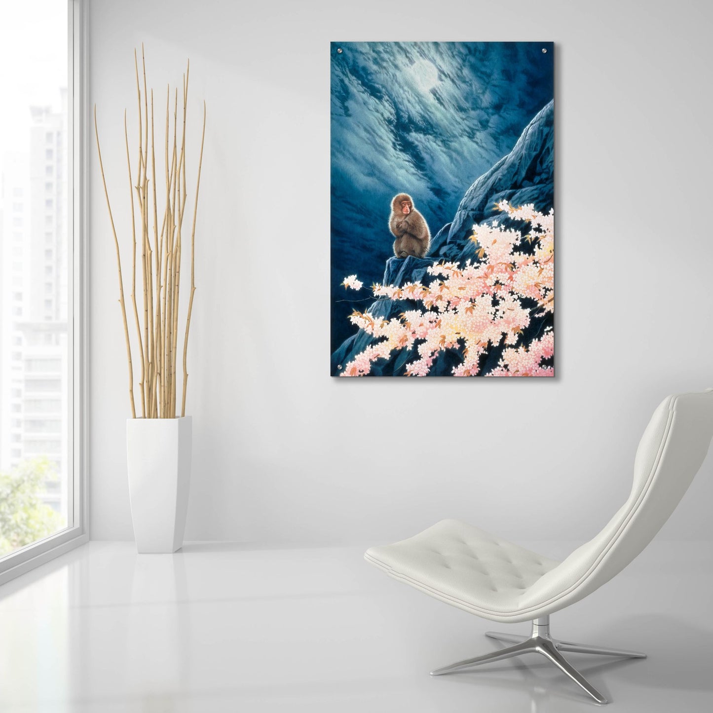 Epic Art 'Spring Cherry Blossoms' by Joh Naito, Acrylic Glass Wall Art,24x36