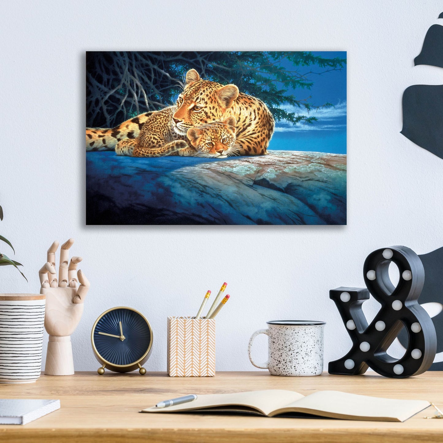 Epic Art 'Sunlight Filtering' by Joh Naito, Acrylic Glass Wall Art,16x12