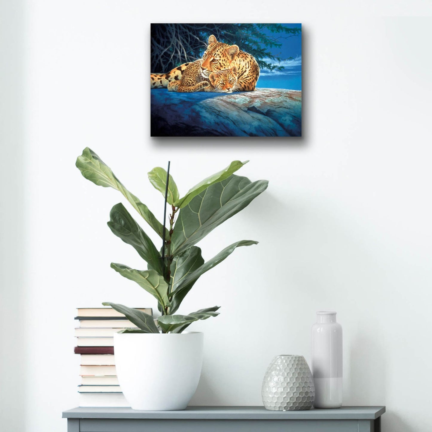 Epic Art 'Sunlight Filtering' by Joh Naito, Acrylic Glass Wall Art,16x12