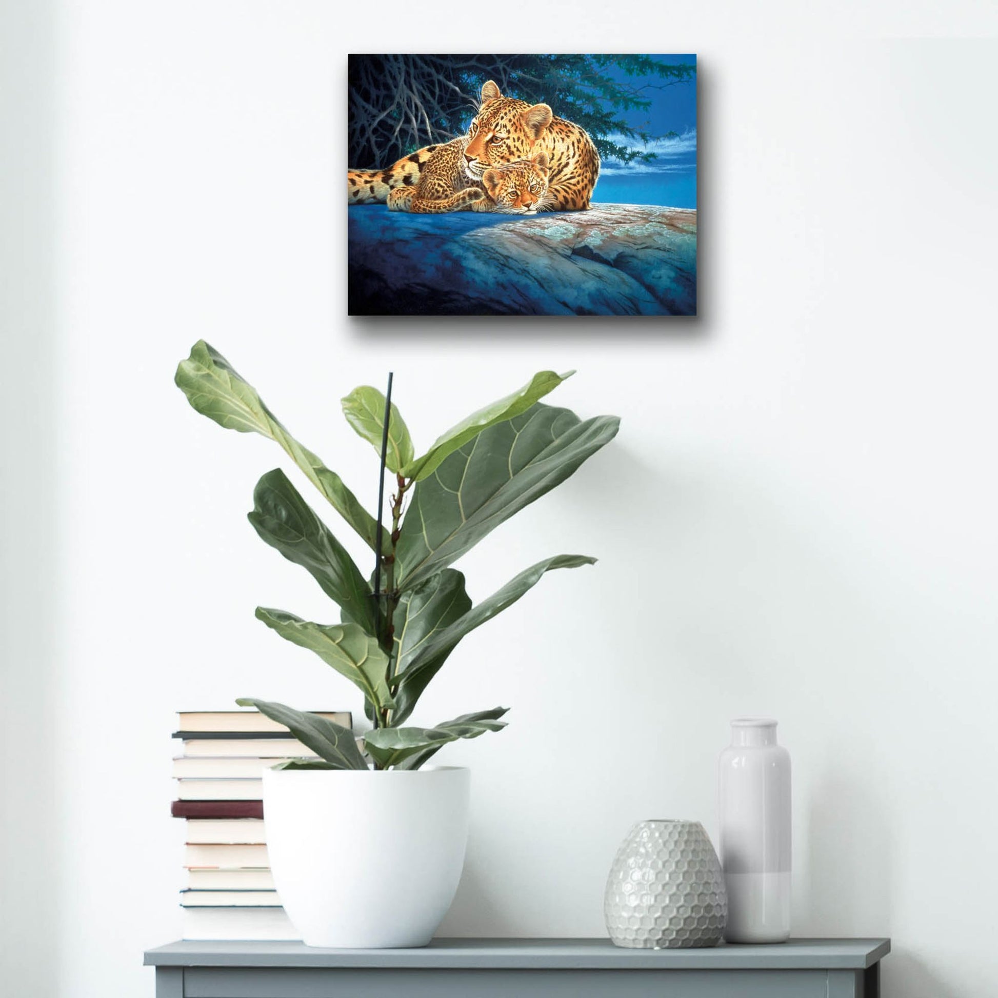 Epic Art 'Sunlight Filtering' by Joh Naito, Acrylic Glass Wall Art,16x12