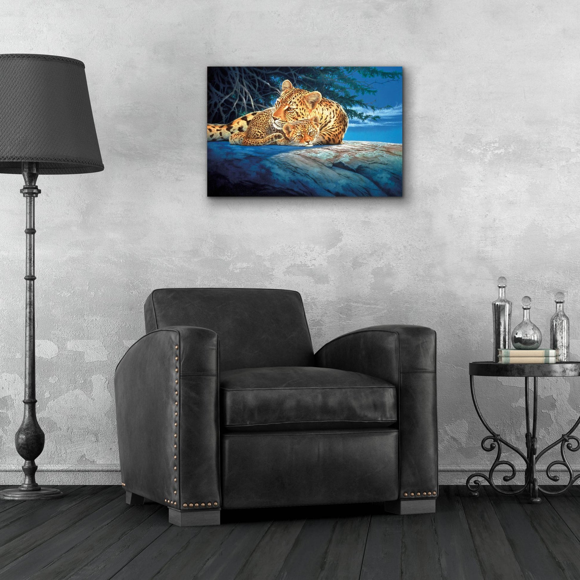 Epic Art 'Sunlight Filtering' by Joh Naito, Acrylic Glass Wall Art,24x16