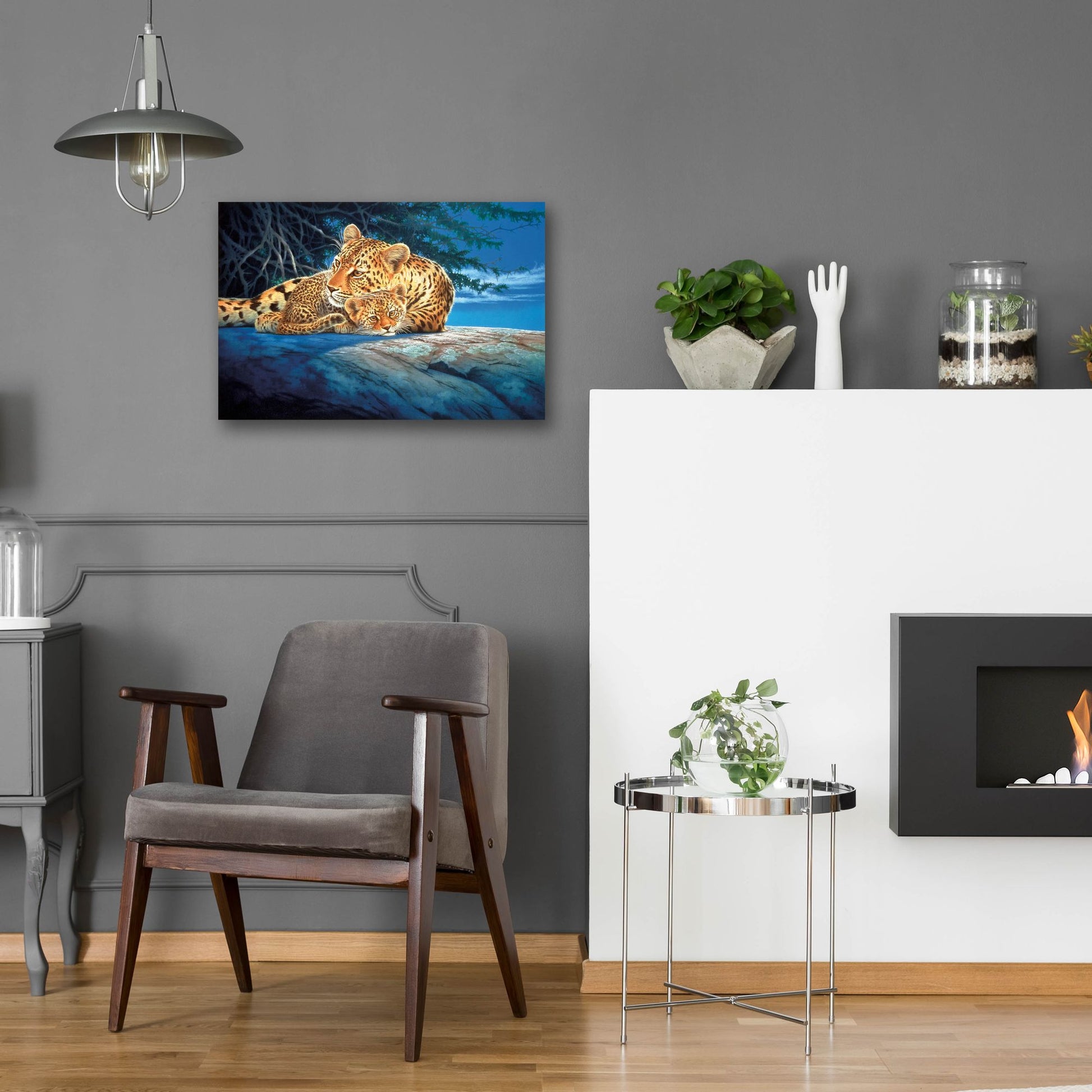 Epic Art 'Sunlight Filtering' by Joh Naito, Acrylic Glass Wall Art,24x16