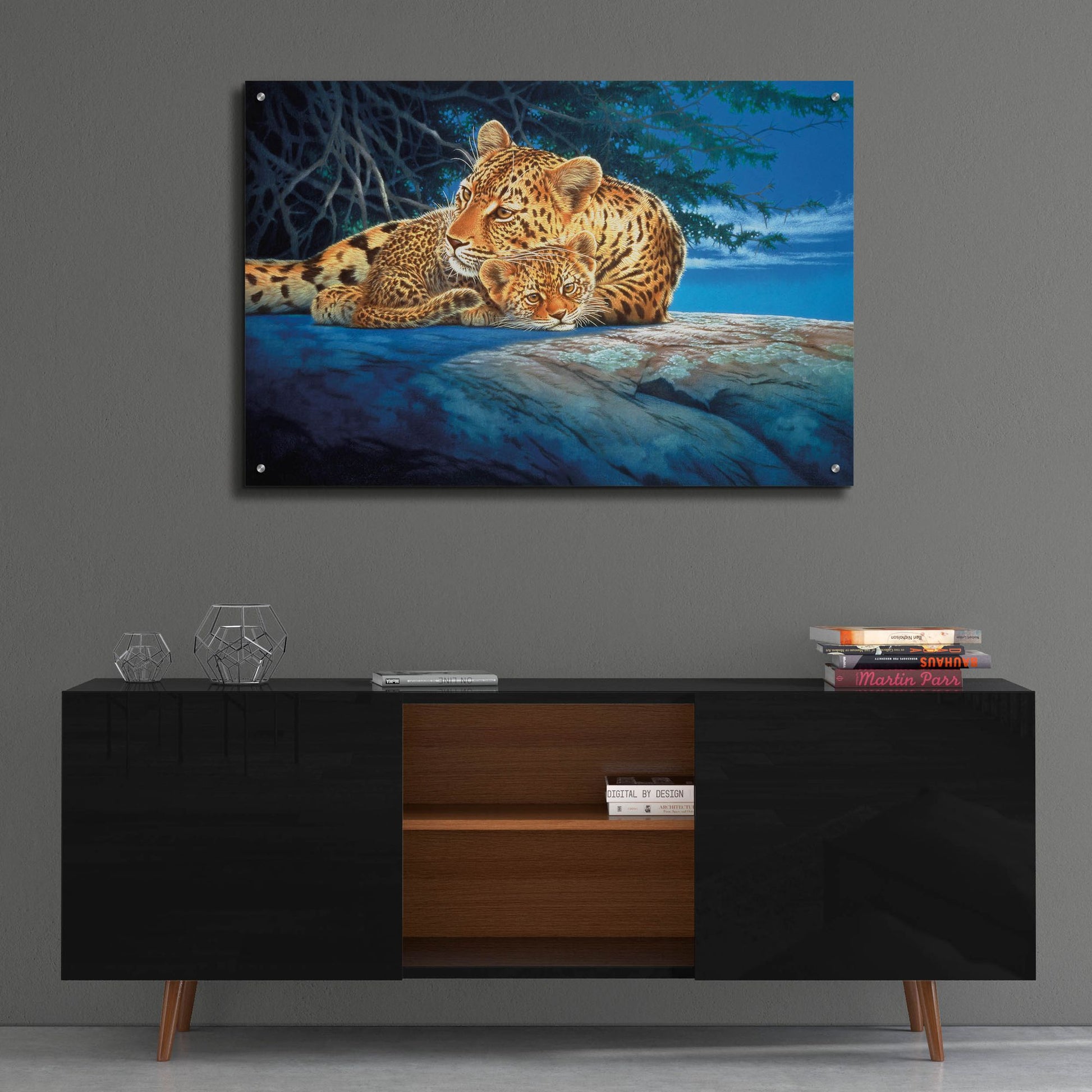 Epic Art 'Sunlight Filtering' by Joh Naito, Acrylic Glass Wall Art,36x24