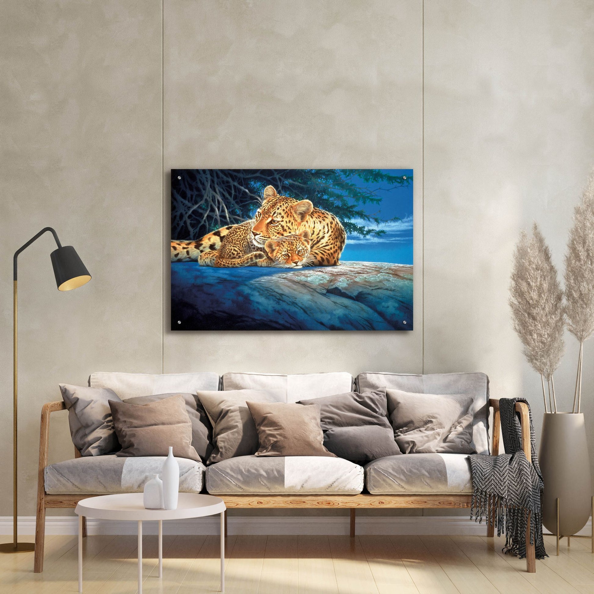 Epic Art 'Sunlight Filtering' by Joh Naito, Acrylic Glass Wall Art,36x24