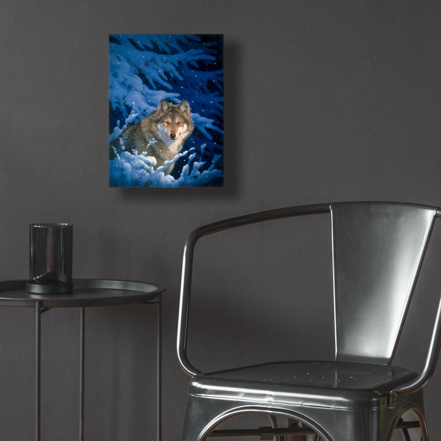 Epic Art 'Winter-Snow' by Joh Naito, Acrylic Glass Wall Art,12x16