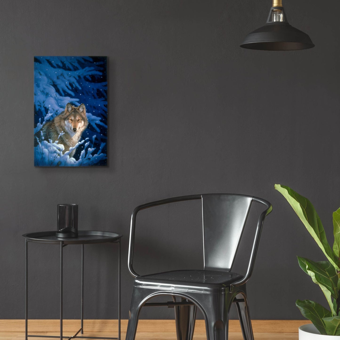 Epic Art 'Winter-Snow' by Joh Naito, Acrylic Glass Wall Art,16x24