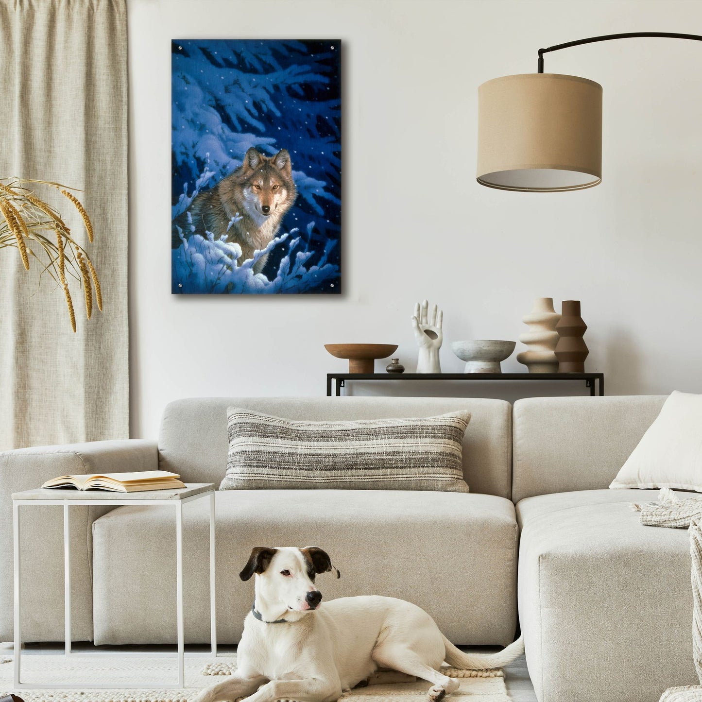 Epic Art 'Winter-Snow' by Joh Naito, Acrylic Glass Wall Art,24x36