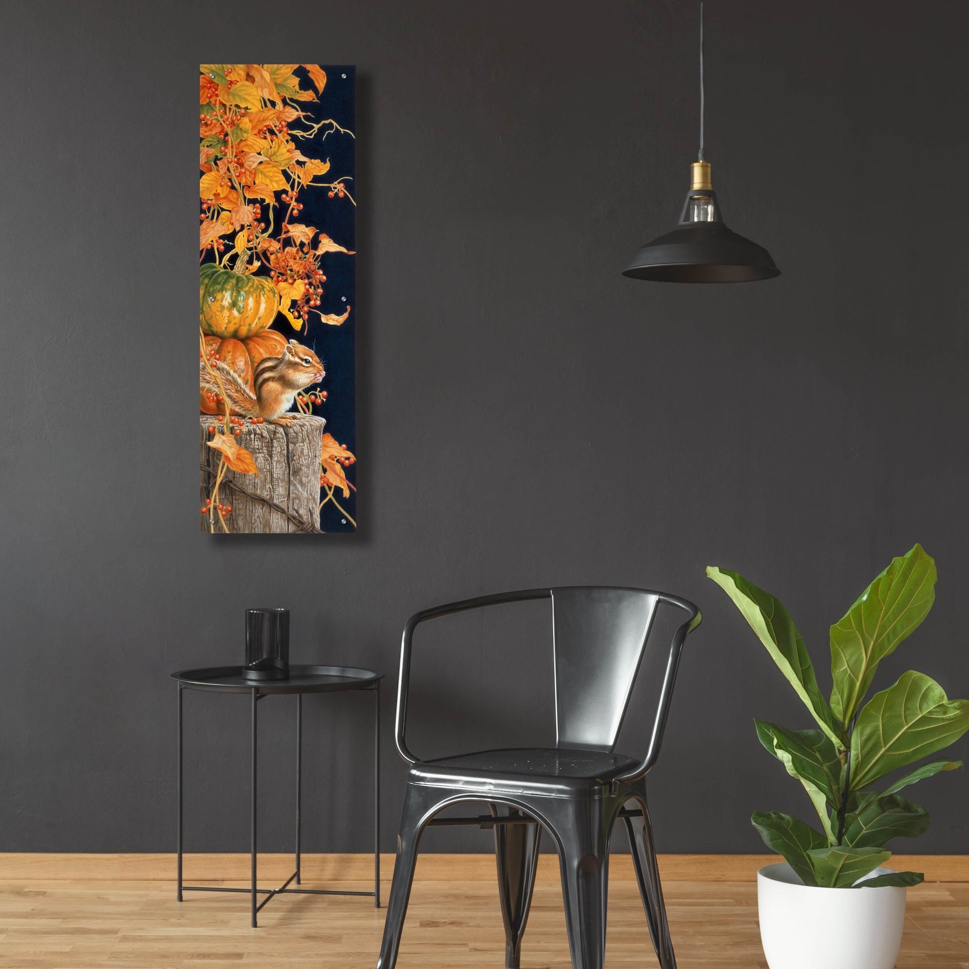 Epic Art 'Autumn Present' by Joh Naito, Acrylic Glass Wall Art,16x48