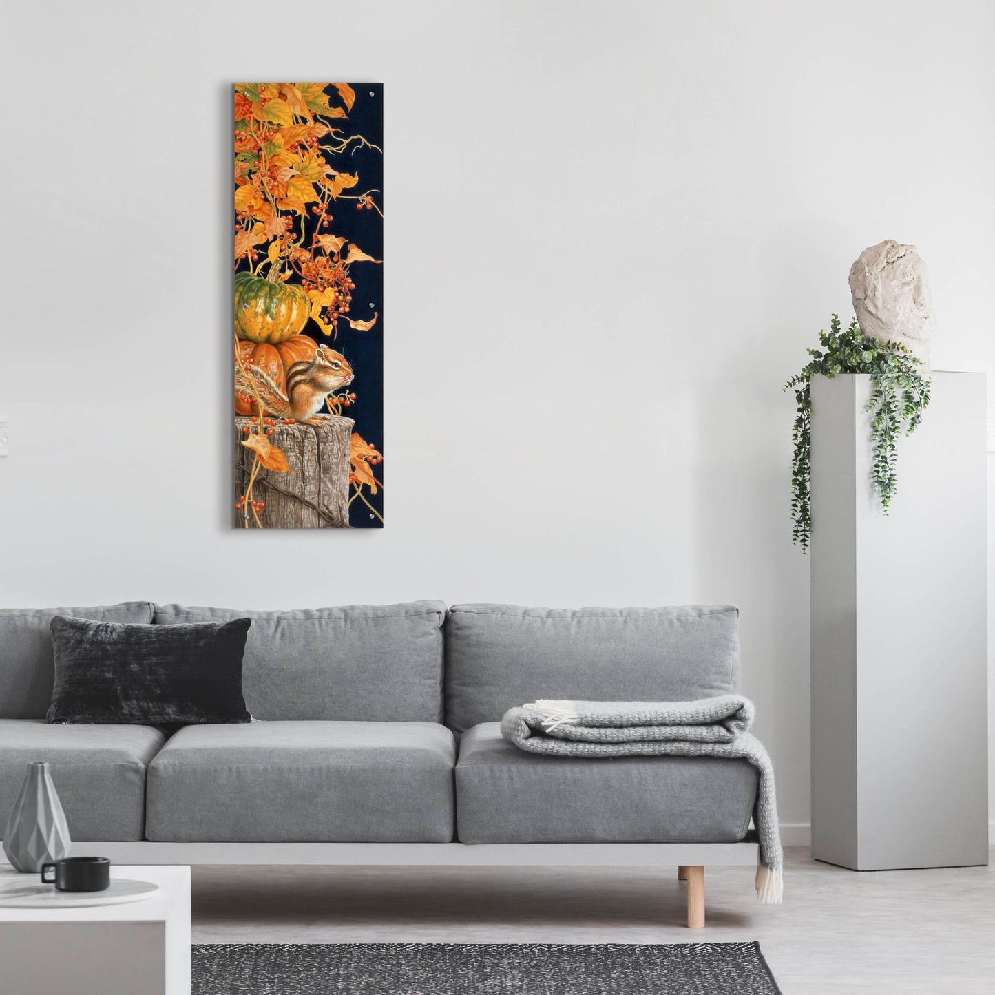 Epic Art 'Autumn Present' by Joh Naito, Acrylic Glass Wall Art,16x48