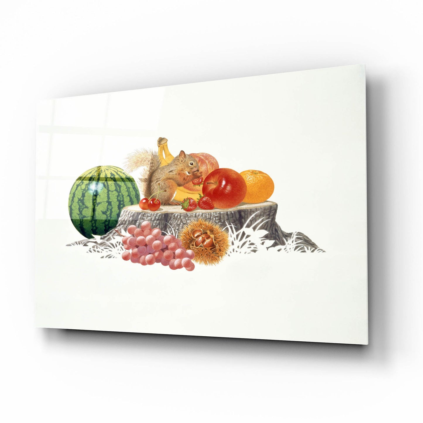 Epic Art 'Fruits Fiesta' by Joh Naito, Acrylic Glass Wall Art,16x12