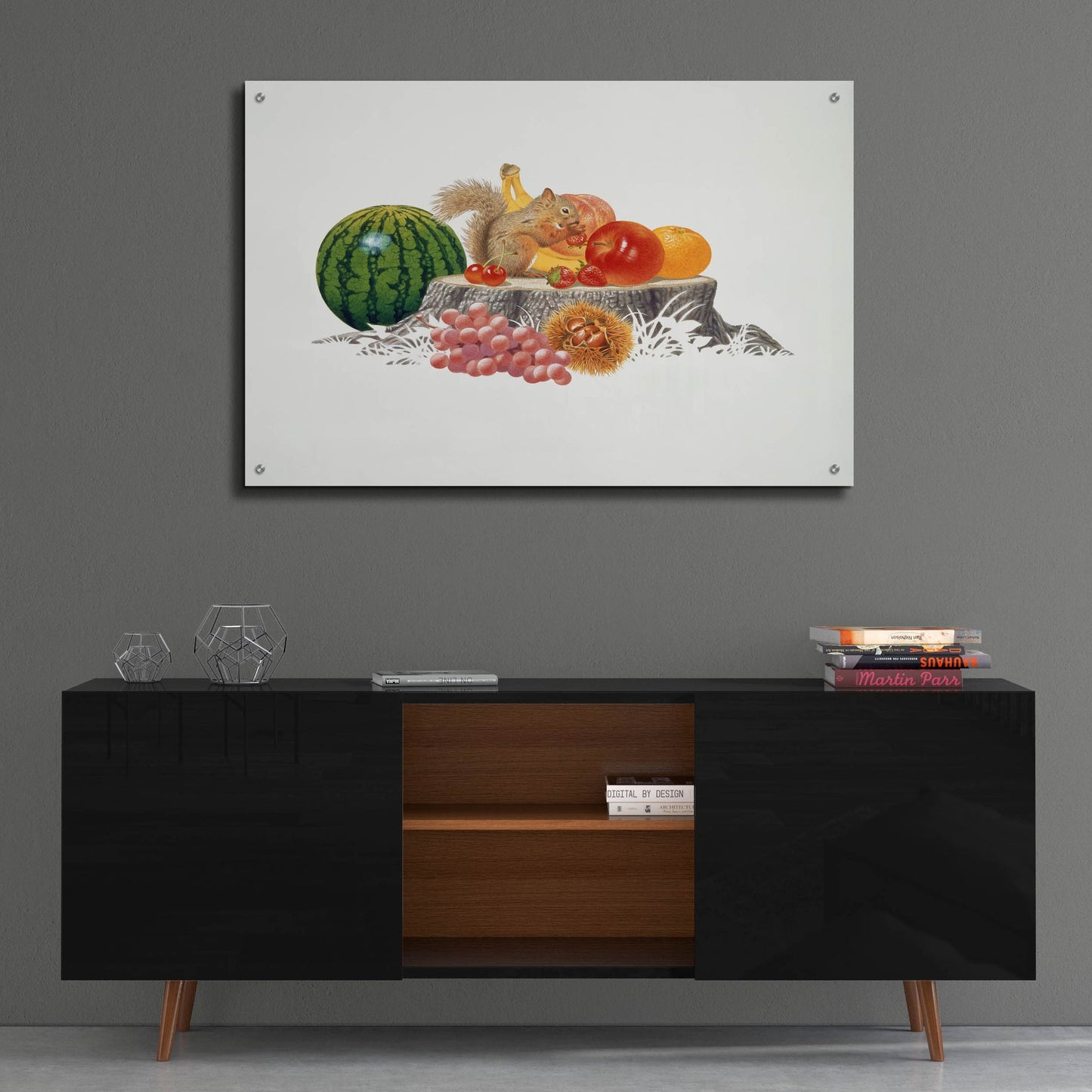 Epic Art 'Fruits Fiesta' by Joh Naito, Acrylic Glass Wall Art,36x24