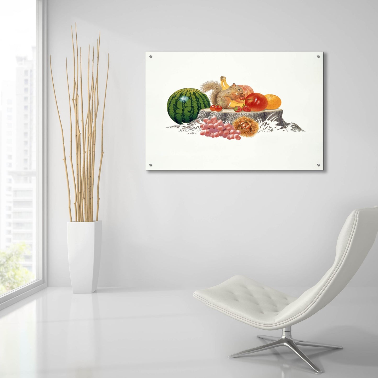 Epic Art 'Fruits Fiesta' by Joh Naito, Acrylic Glass Wall Art,36x24