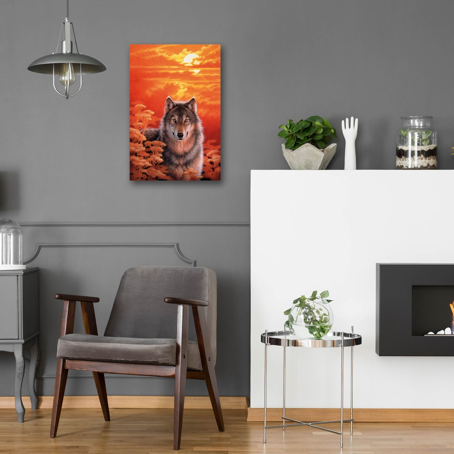 Epic Art 'Gaze' by Joh Naito, Acrylic Glass Wall Art,16x24