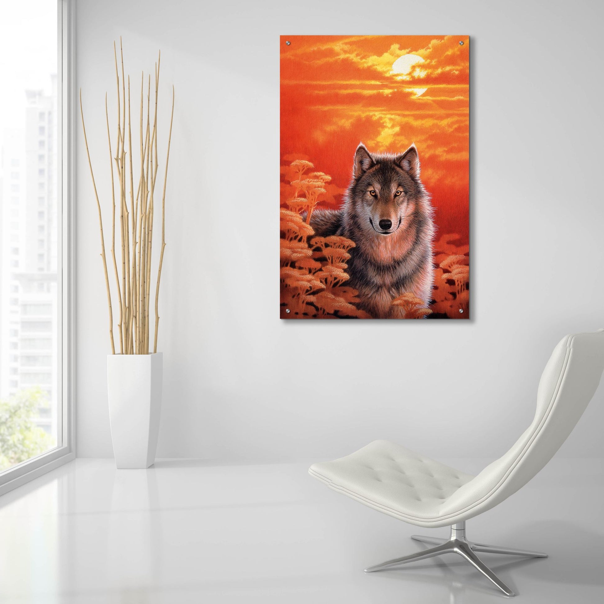 Epic Art 'Gaze' by Joh Naito, Acrylic Glass Wall Art,24x36