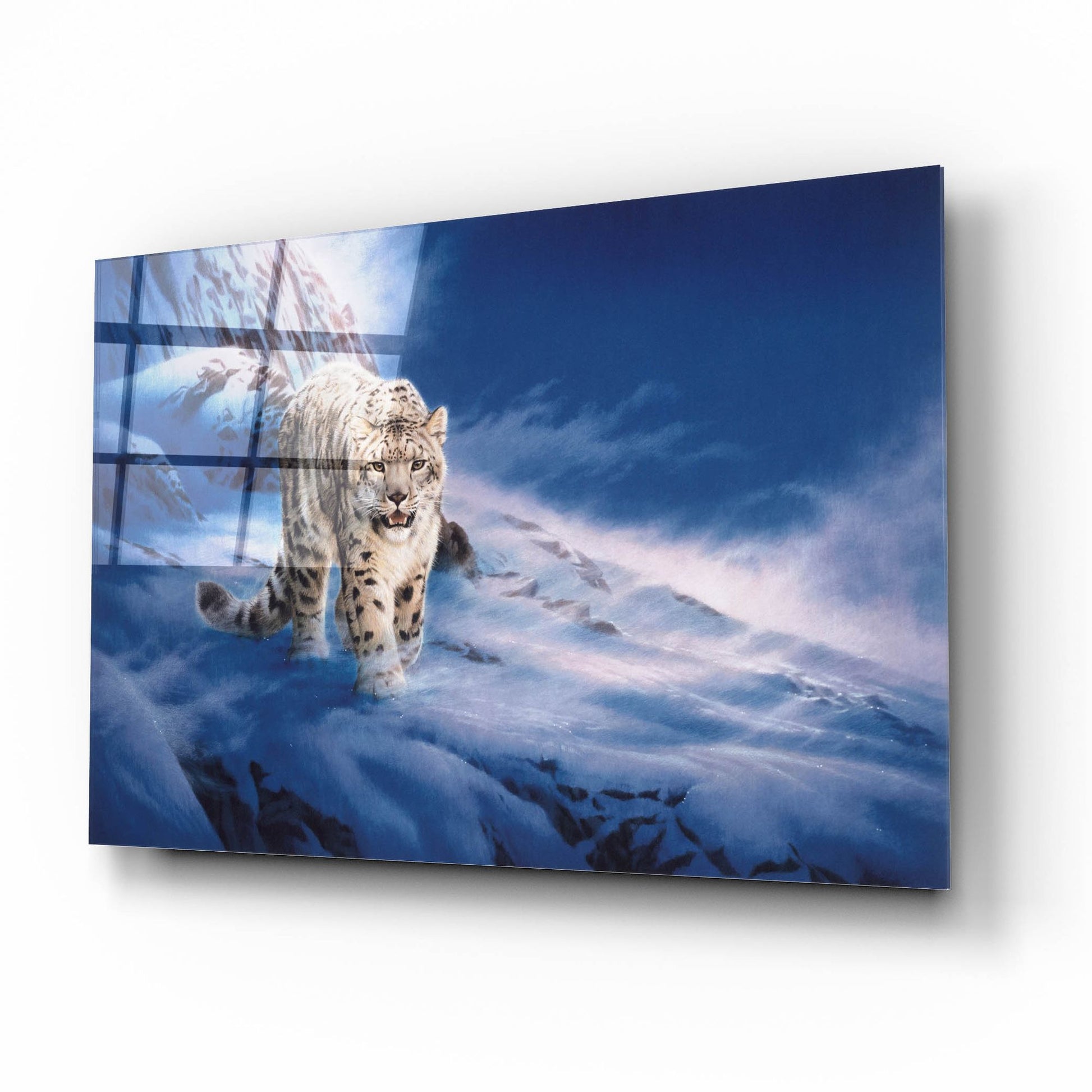 Epic Art 'In Snowstorm' by Joh Naito, Acrylic Glass Wall Art,16x12