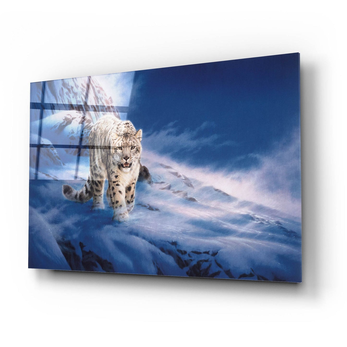 Epic Art 'In Snowstorm' by Joh Naito, Acrylic Glass Wall Art,24x16