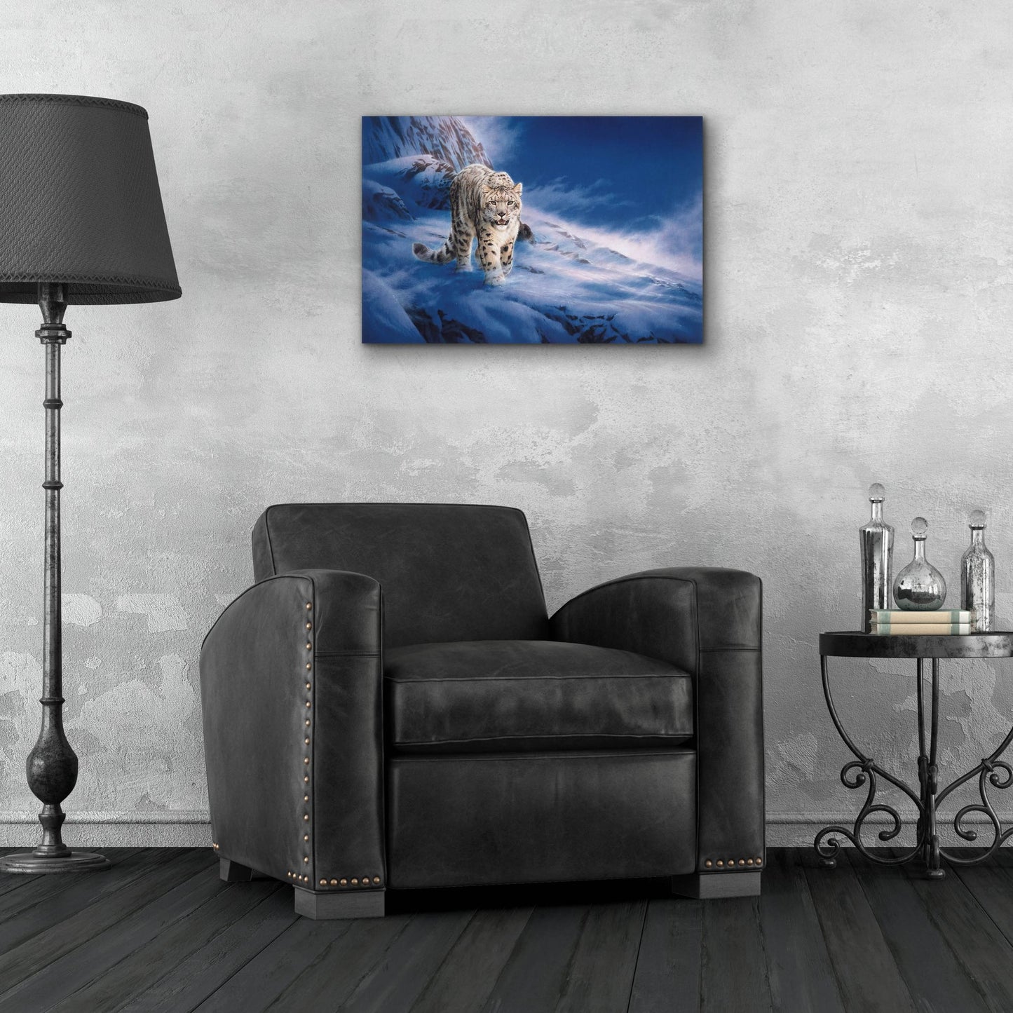 Epic Art 'In Snowstorm' by Joh Naito, Acrylic Glass Wall Art,24x16