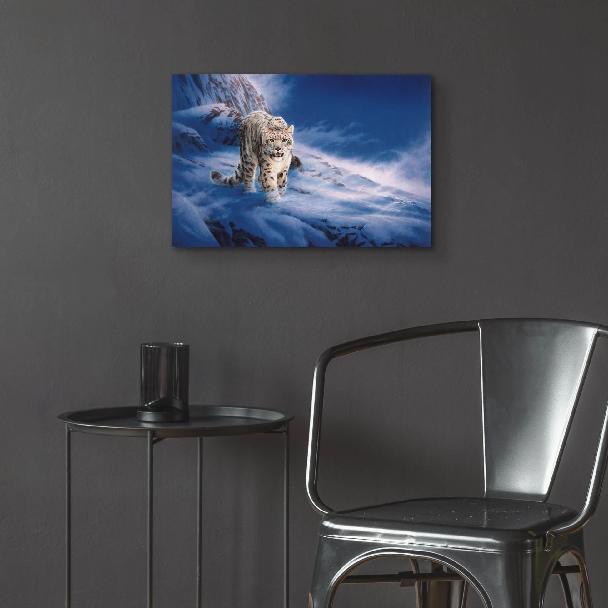 Epic Art 'In Snowstorm' by Joh Naito, Acrylic Glass Wall Art,24x16
