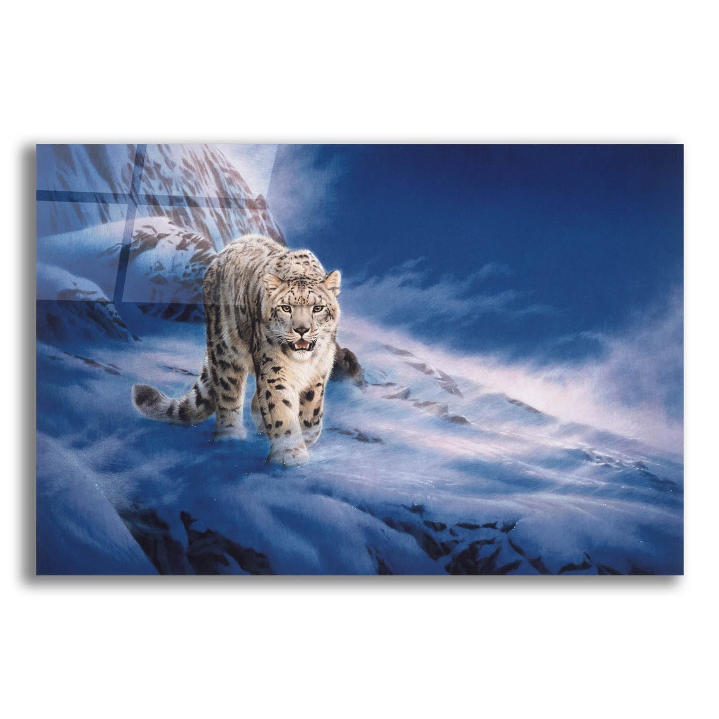 Epic Art 'In Snowstorm' by Joh Naito, Acrylic Glass Wall Art,24x16