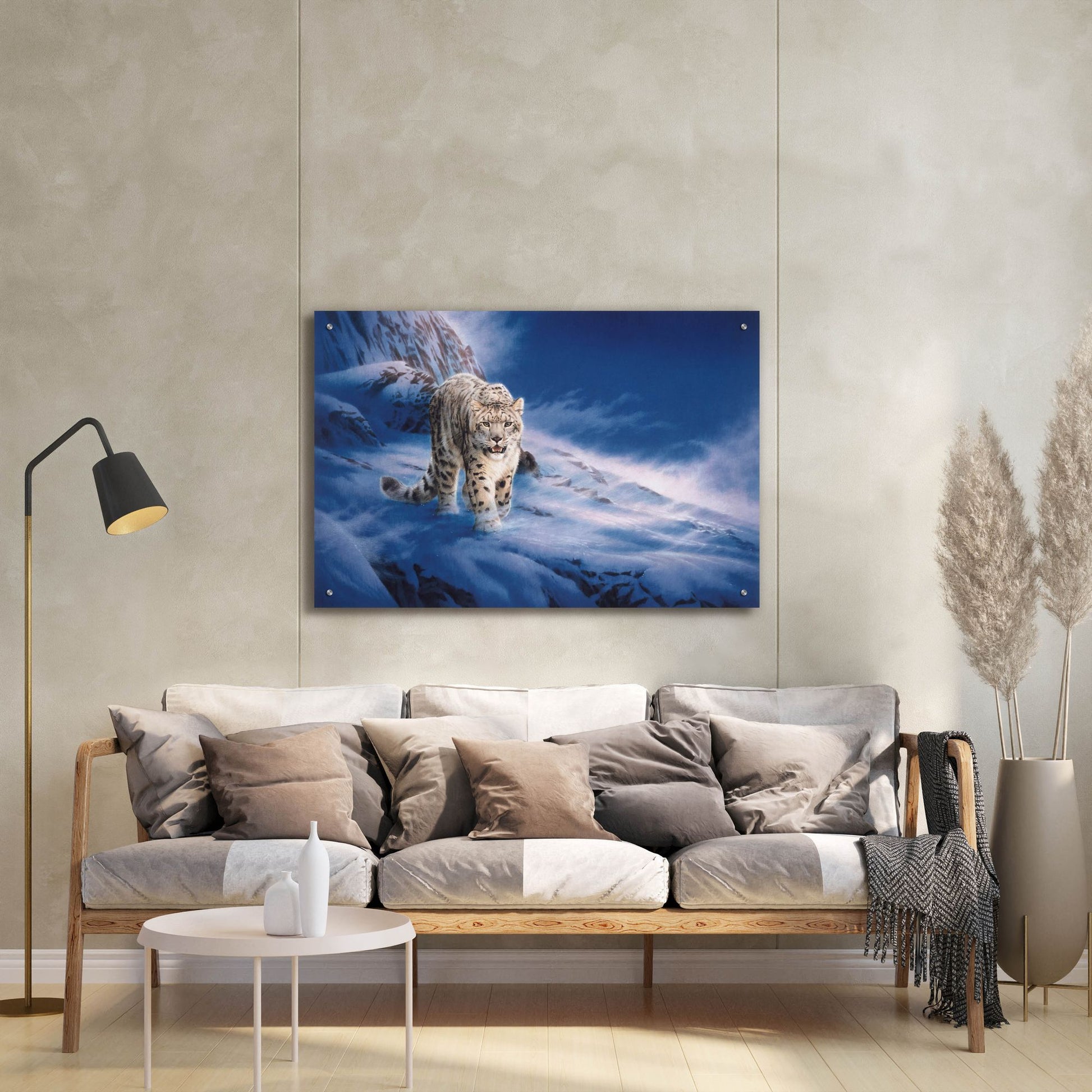 Epic Art 'In Snowstorm' by Joh Naito, Acrylic Glass Wall Art,36x24