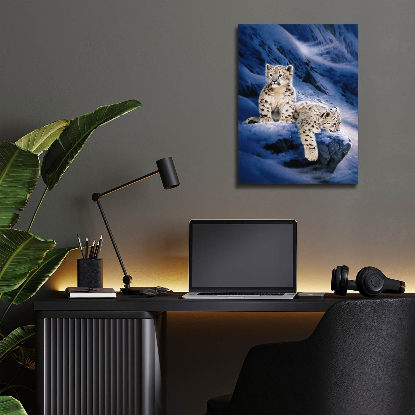 Epic Art 'Live In Himaroyan-Left' by Joh Naito, Acrylic Glass Wall Art,12x16