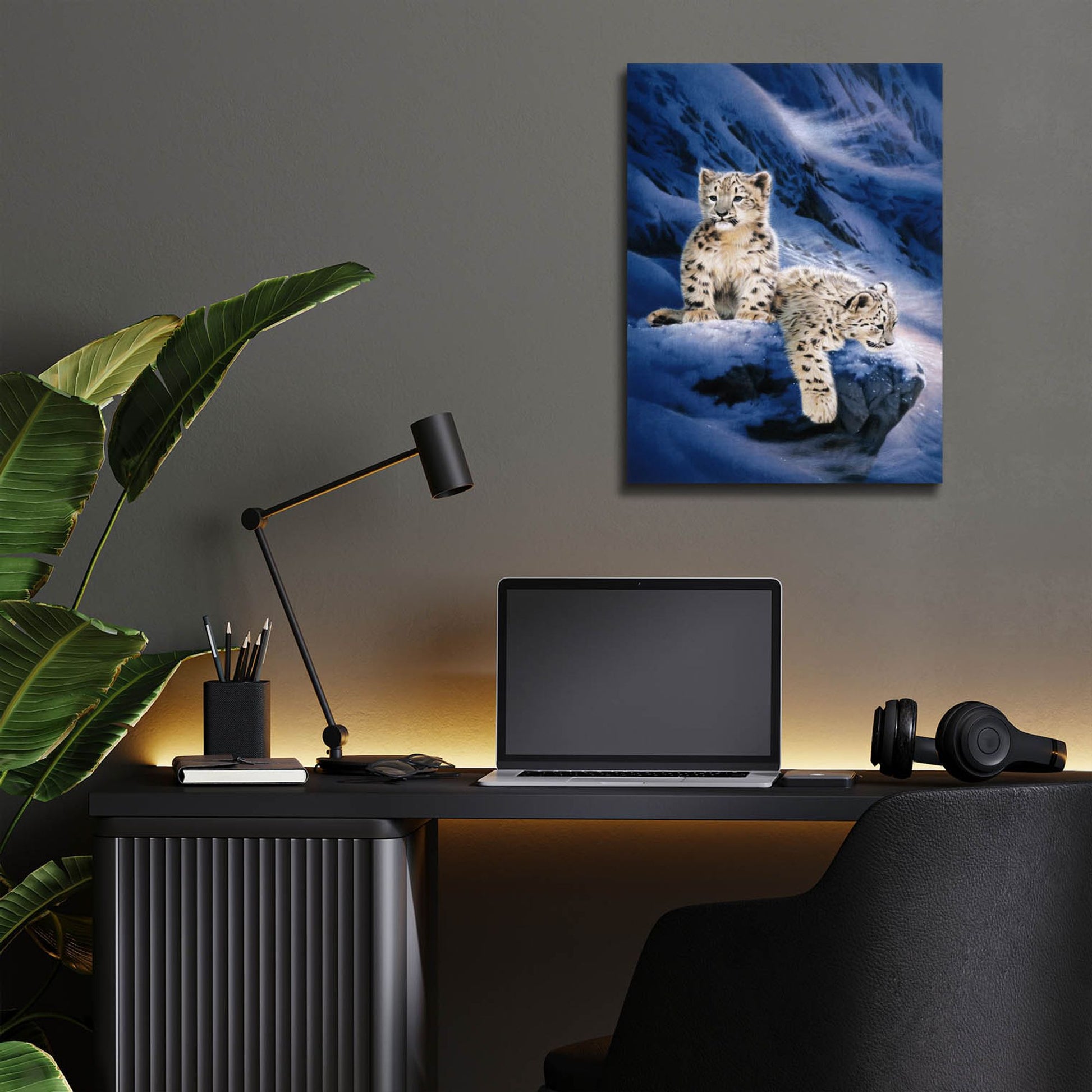 Epic Art 'Live In Himaroyan-Left' by Joh Naito, Acrylic Glass Wall Art,12x16