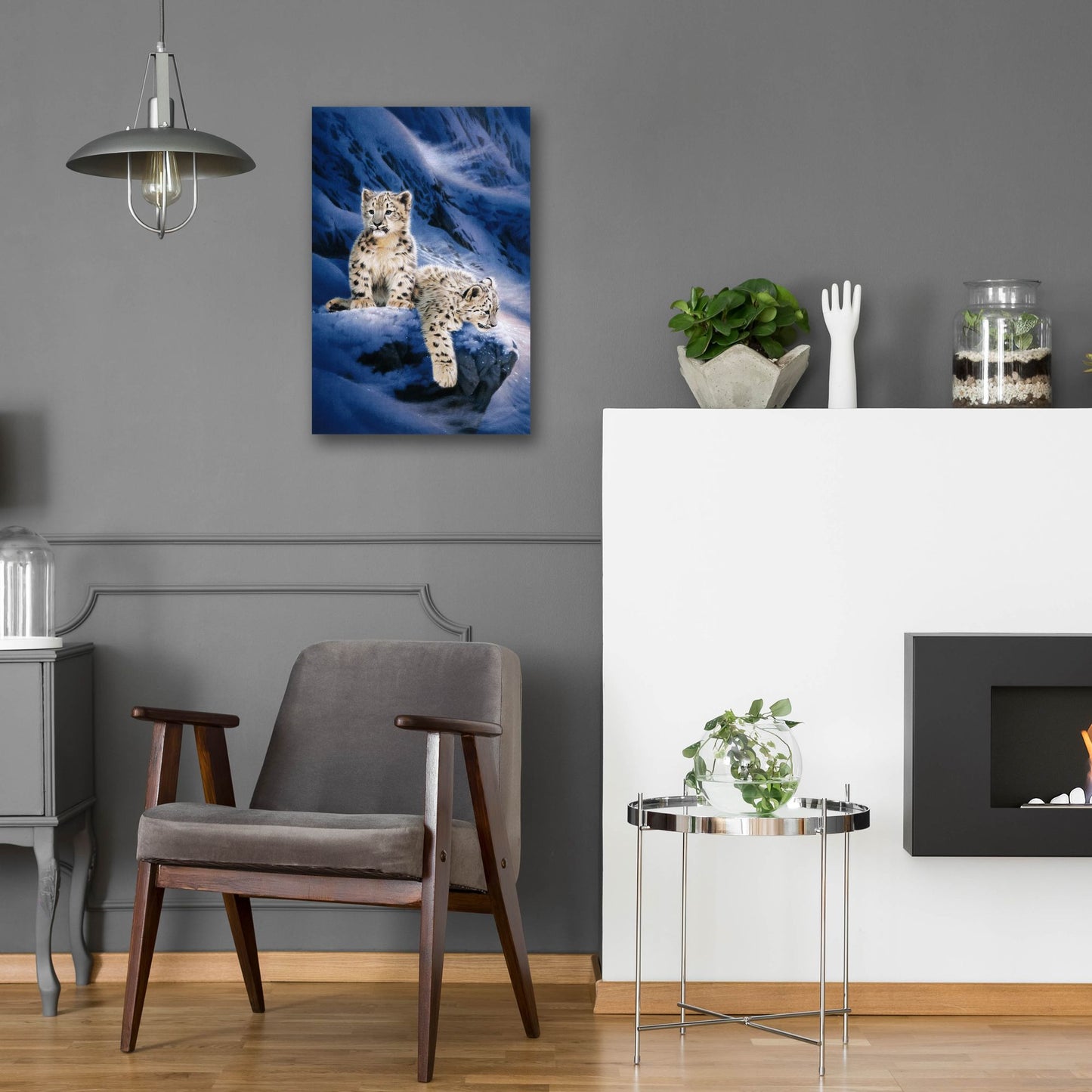 Epic Art 'Live In Himaroyan-Left' by Joh Naito, Acrylic Glass Wall Art,16x24