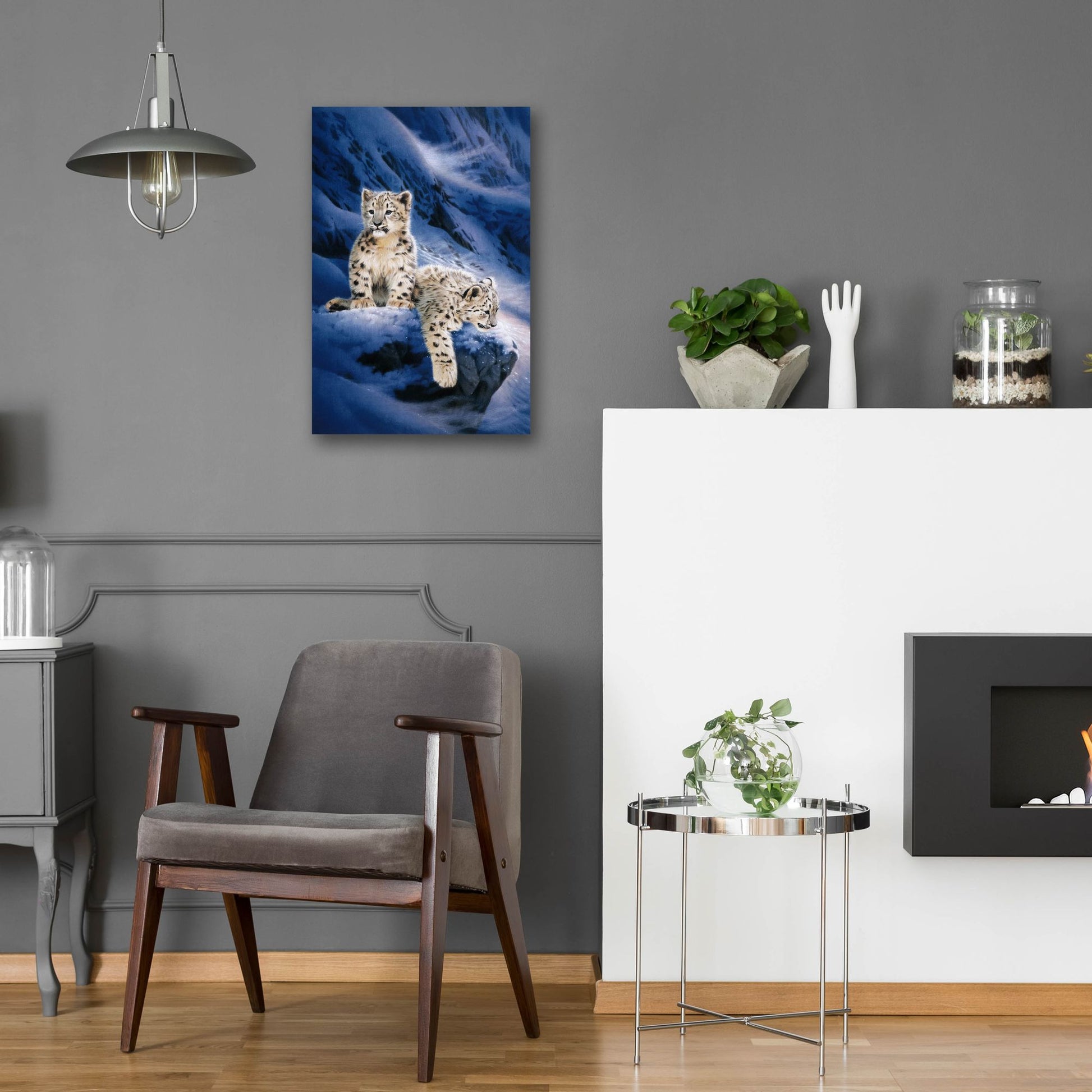 Epic Art 'Live In Himaroyan-Left' by Joh Naito, Acrylic Glass Wall Art,16x24