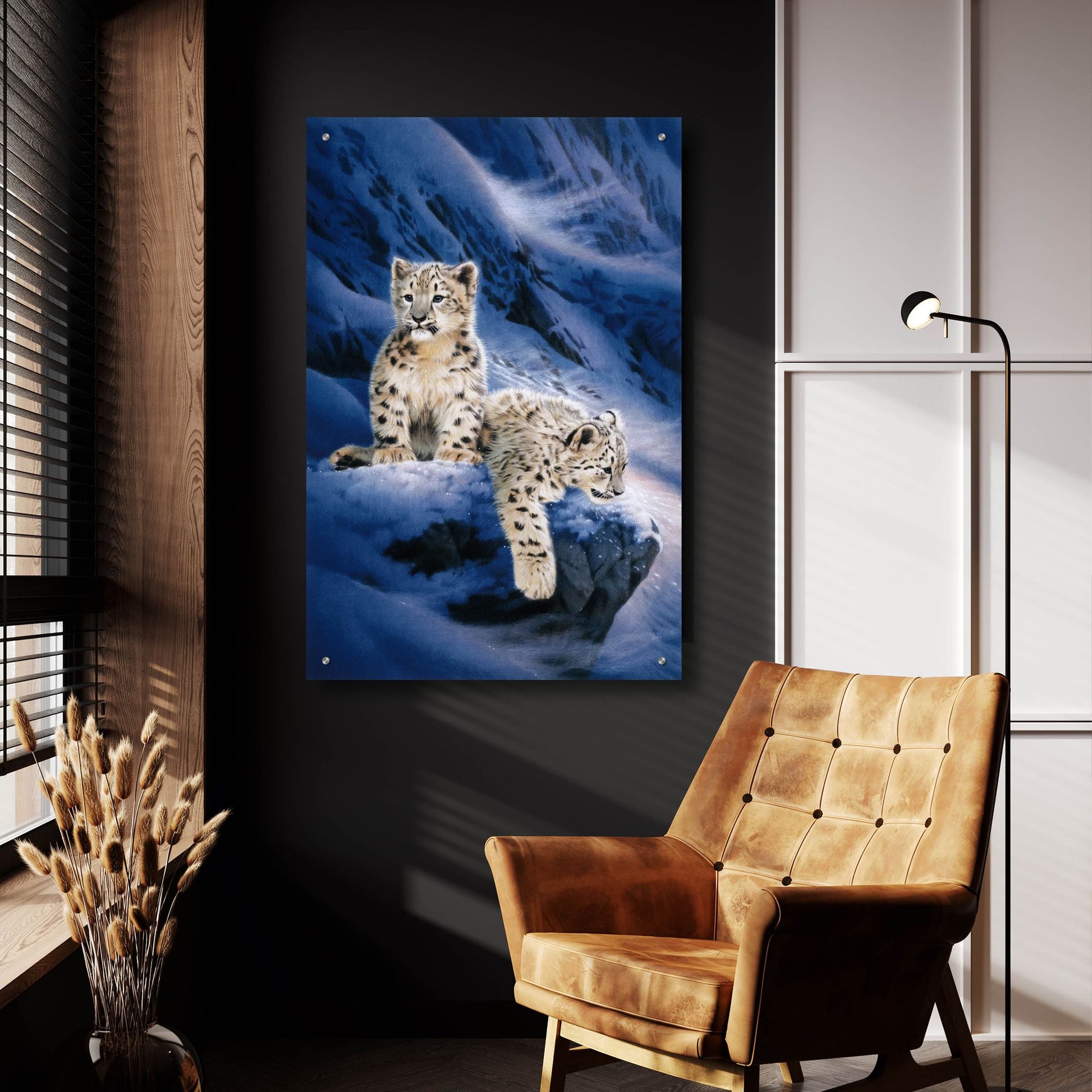 Epic Art 'Live In Himaroyan-Left' by Joh Naito, Acrylic Glass Wall Art,24x36
