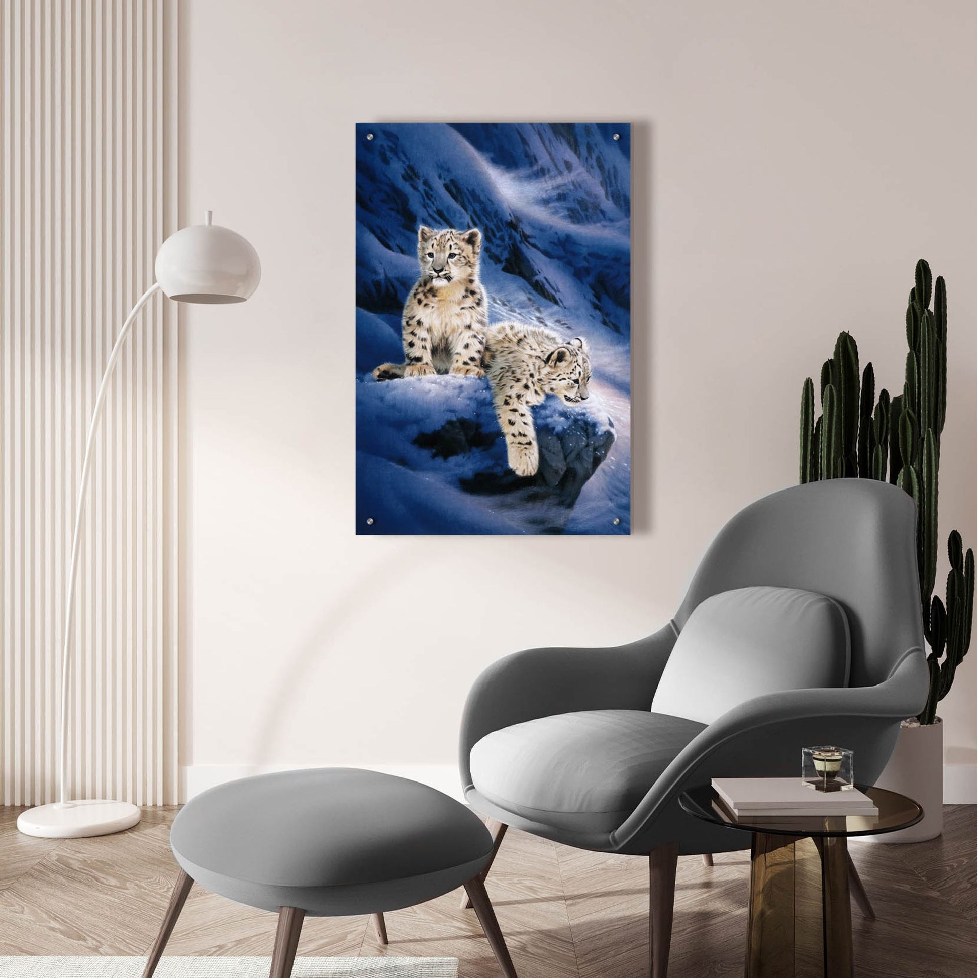 Epic Art 'Live In Himaroyan-Left' by Joh Naito, Acrylic Glass Wall Art,24x36