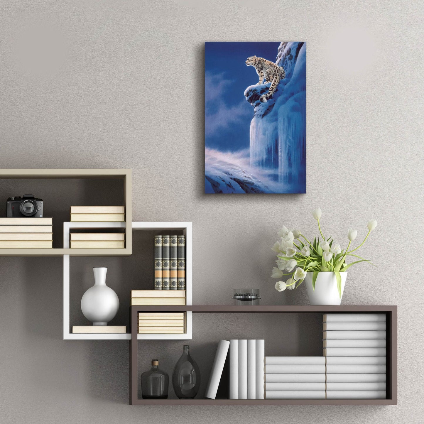 Epic Art 'Live In Himaroyan-Right' by Joh Naito, Acrylic Glass Wall Art,16x24