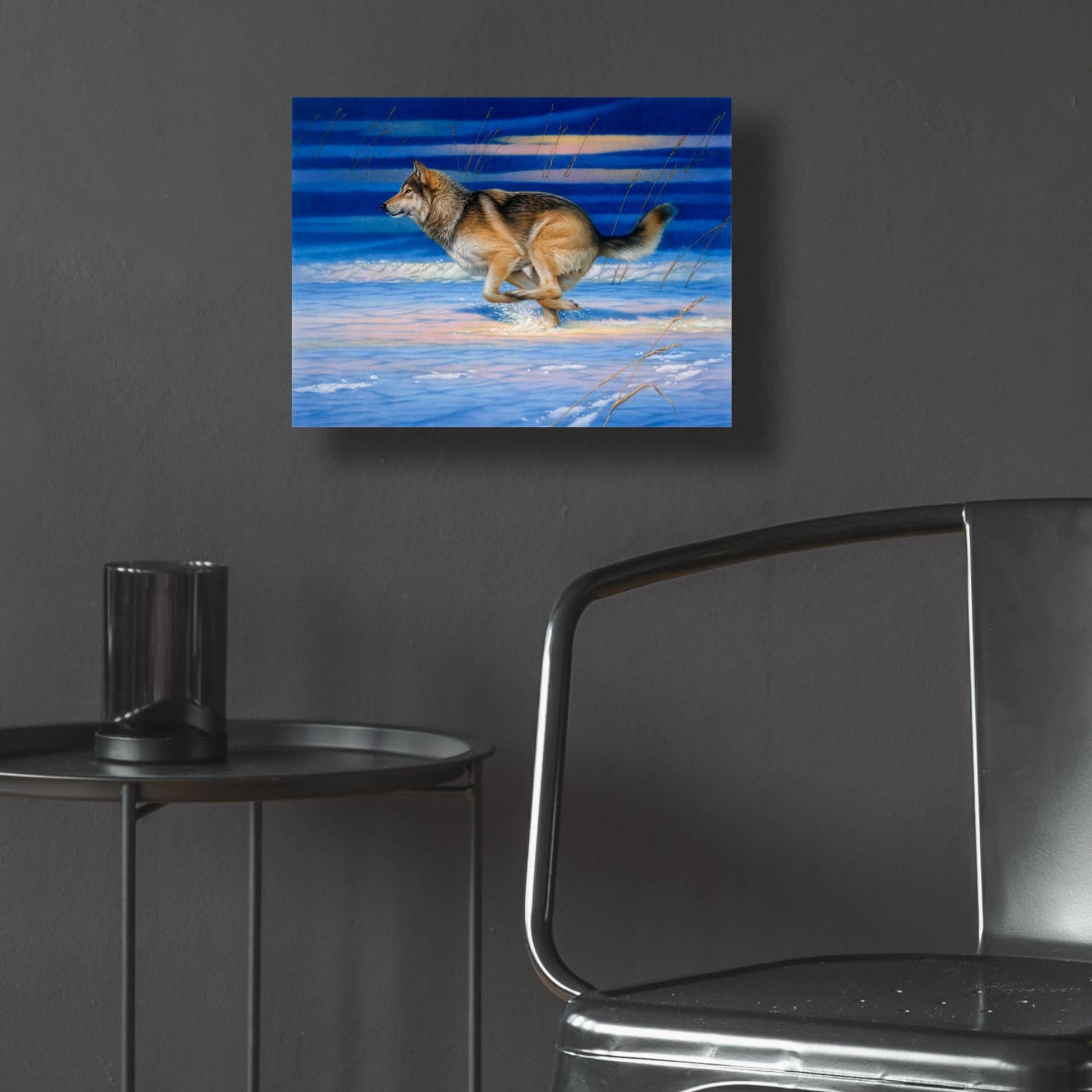 Epic Art 'Snow Beat' by Joh Naito, Acrylic Glass Wall Art,16x12