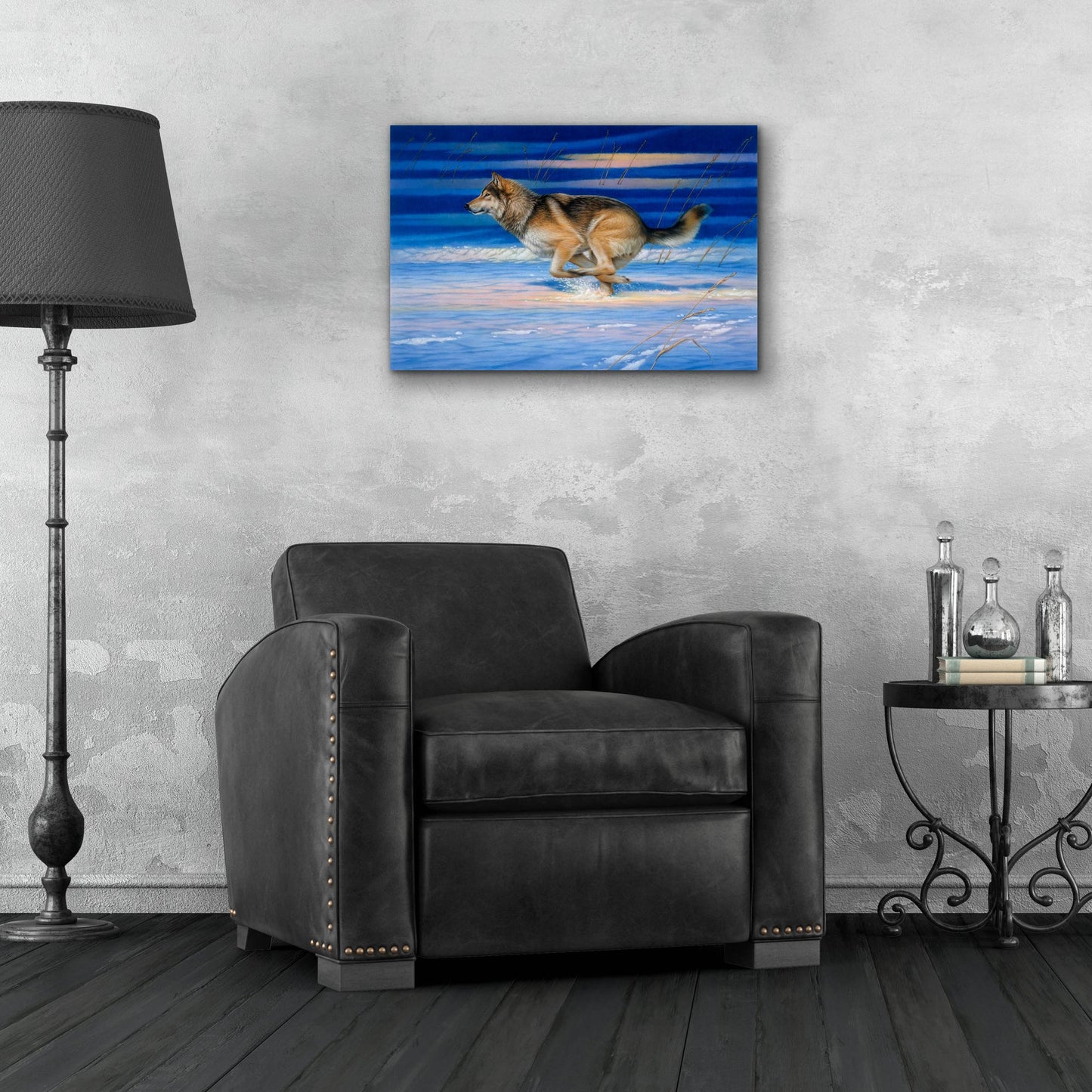 Epic Art 'Snow Beat' by Joh Naito, Acrylic Glass Wall Art,24x16