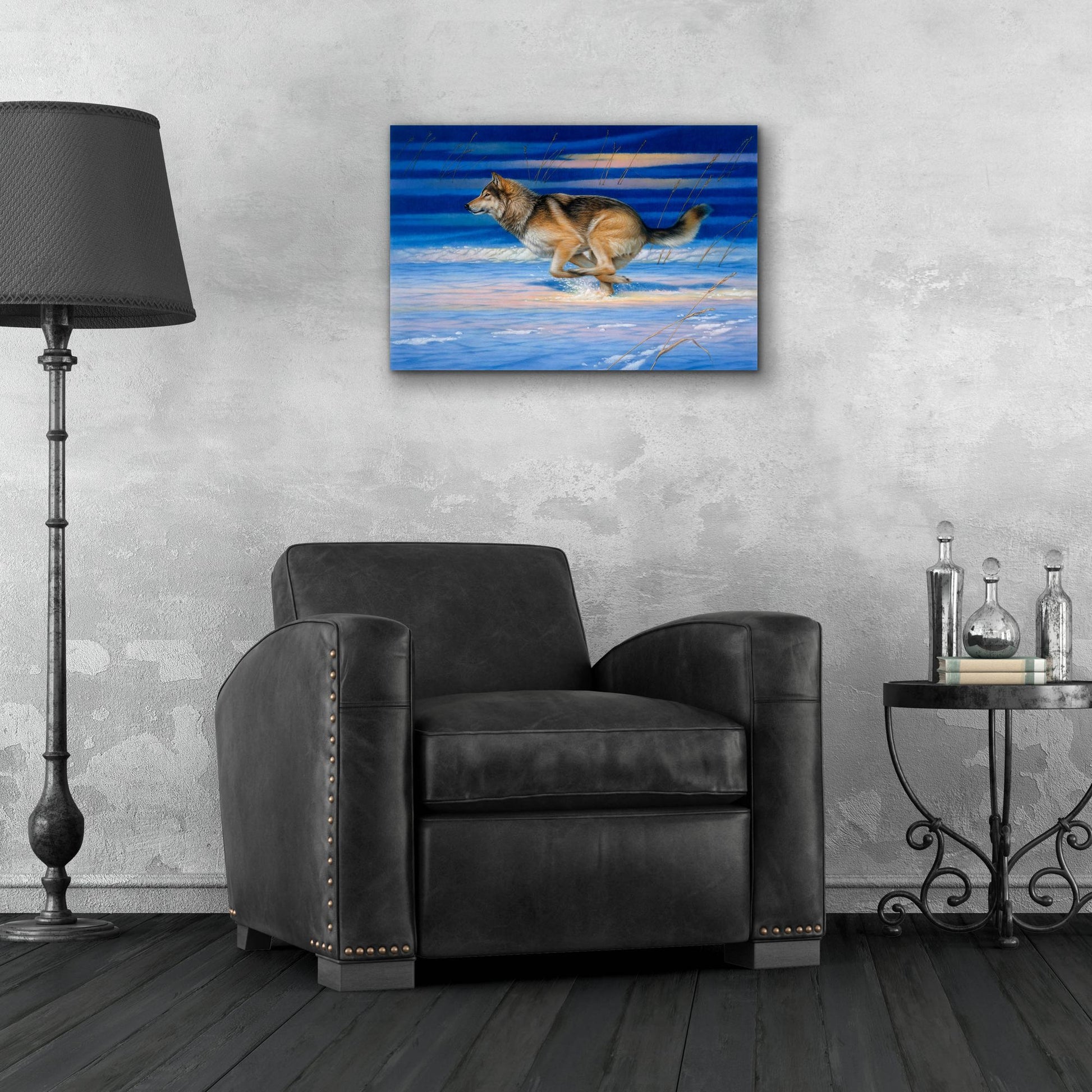 Epic Art 'Snow Beat' by Joh Naito, Acrylic Glass Wall Art,24x16