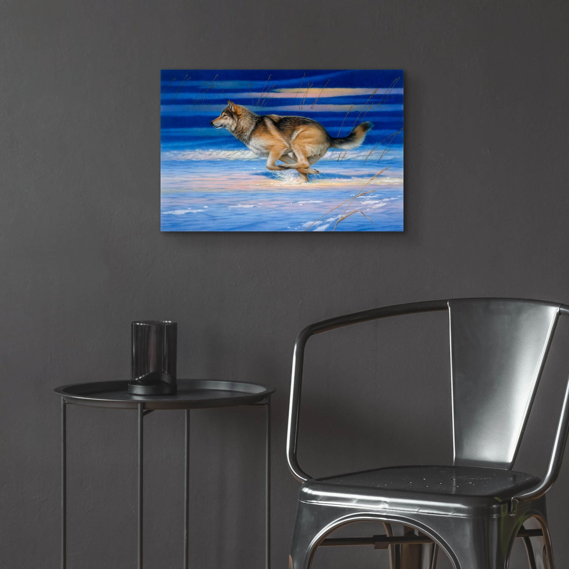 Epic Art 'Snow Beat' by Joh Naito, Acrylic Glass Wall Art,24x16
