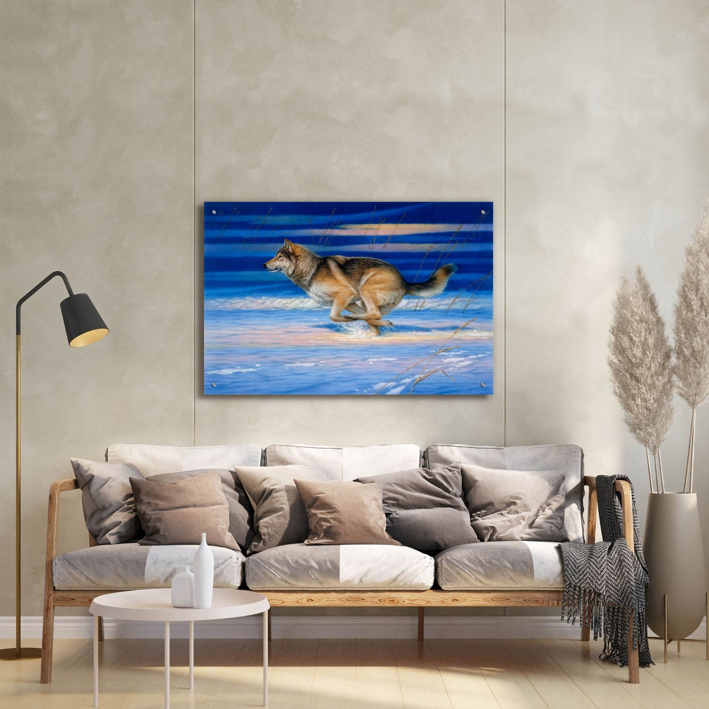 Epic Art 'Snow Beat' by Joh Naito, Acrylic Glass Wall Art,36x24
