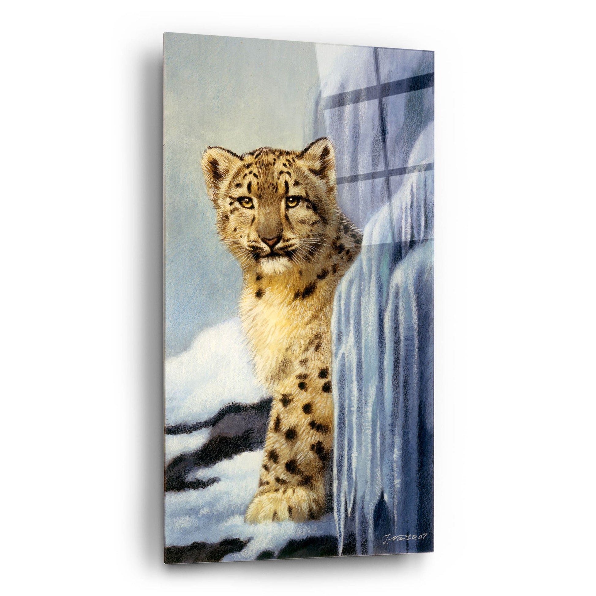 Epic Art 'Icy Hideout' by Joh Naito, Acrylic Glass Wall Art,12x24