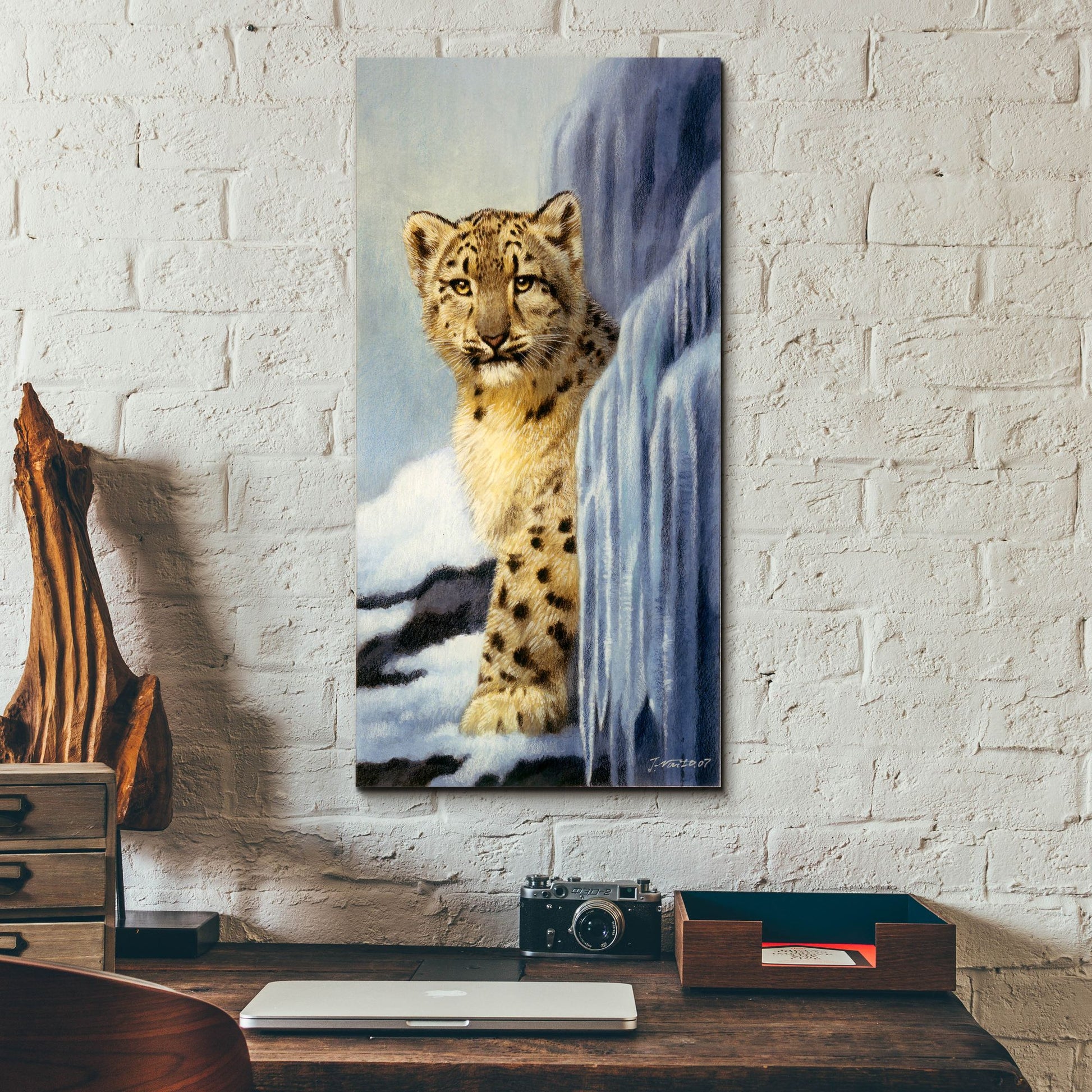 Epic Art 'Icy Hideout' by Joh Naito, Acrylic Glass Wall Art,12x24
