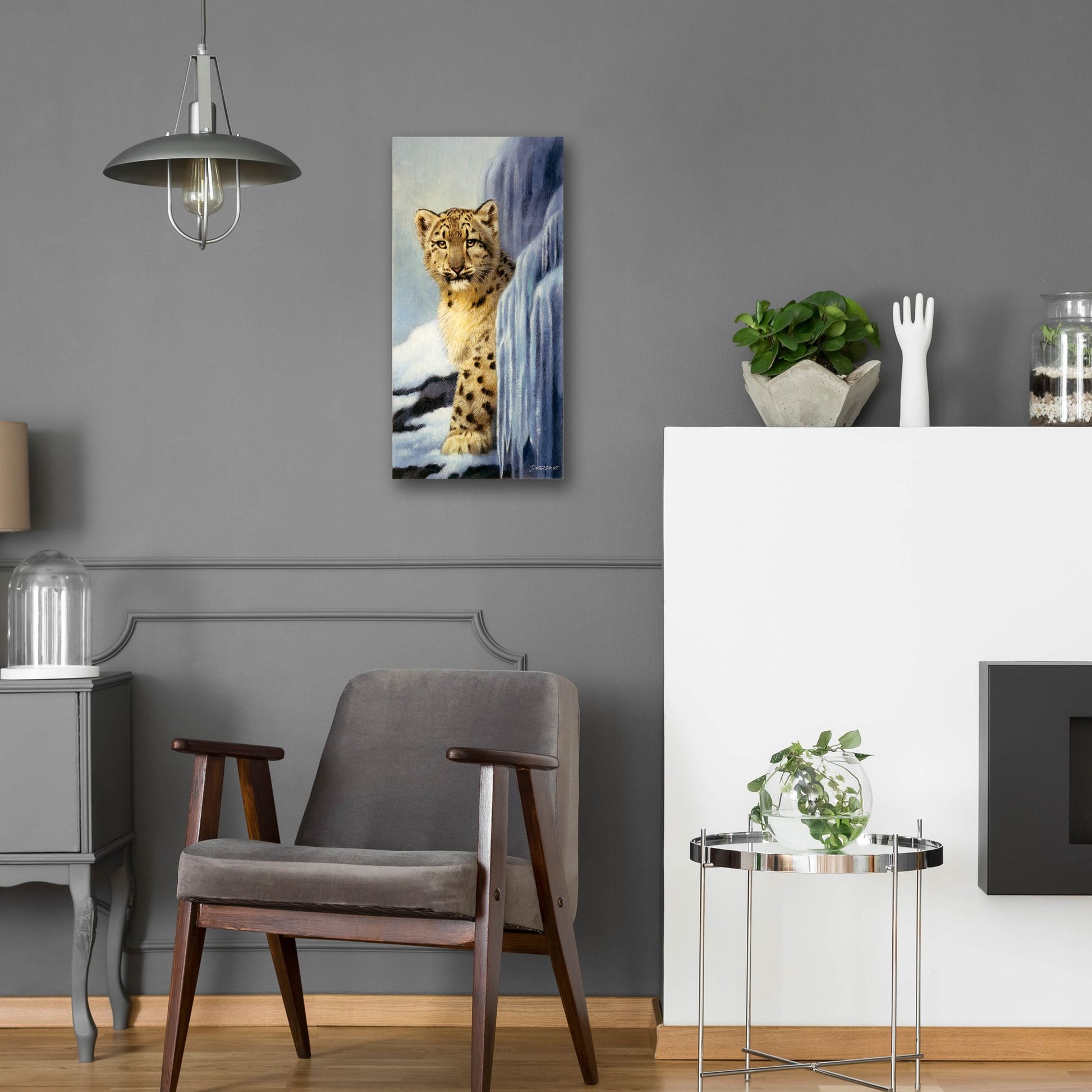 Epic Art 'Icy Hideout' by Joh Naito, Acrylic Glass Wall Art,12x24