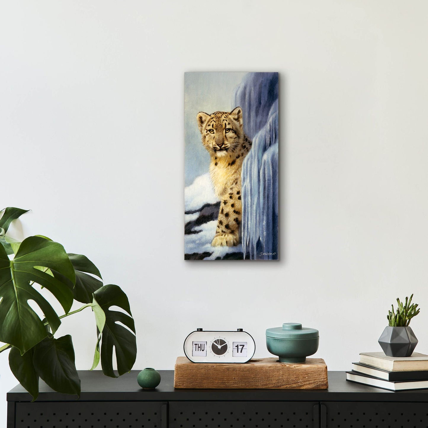 Epic Art 'Icy Hideout' by Joh Naito, Acrylic Glass Wall Art,12x24
