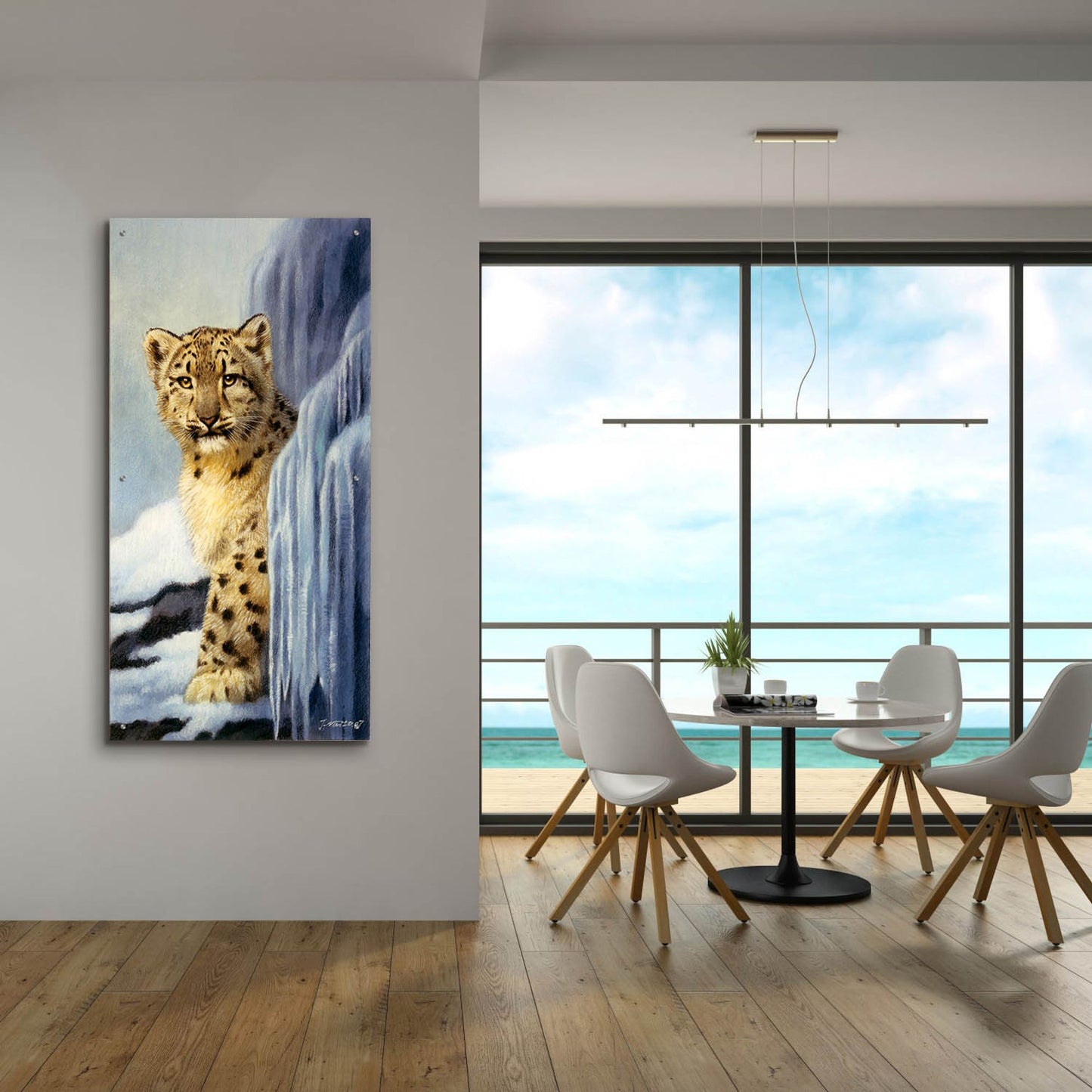 Epic Art 'Icy Hideout' by Joh Naito, Acrylic Glass Wall Art,24x48