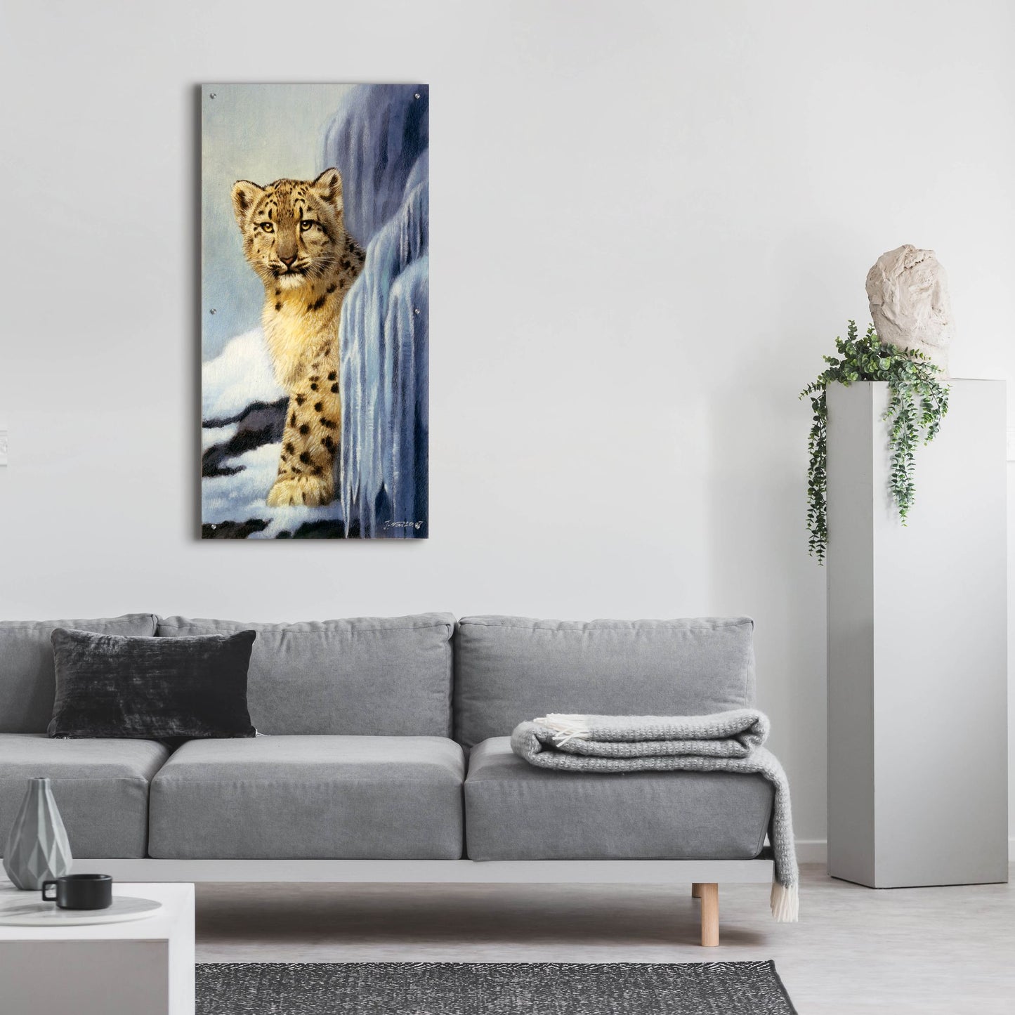 Epic Art 'Icy Hideout' by Joh Naito, Acrylic Glass Wall Art,24x48