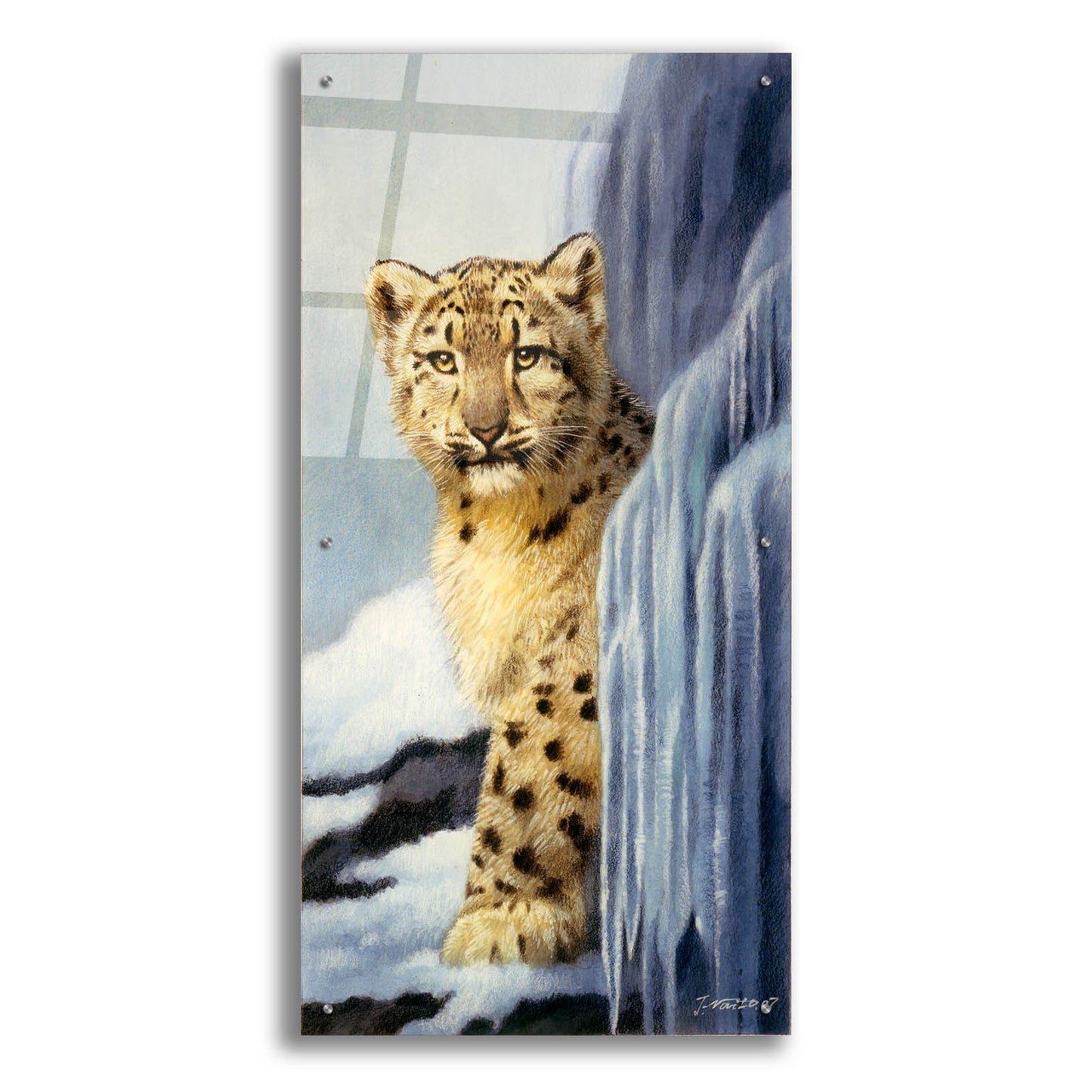 Epic Art 'Icy Hideout' by Joh Naito, Acrylic Glass Wall Art,24x48