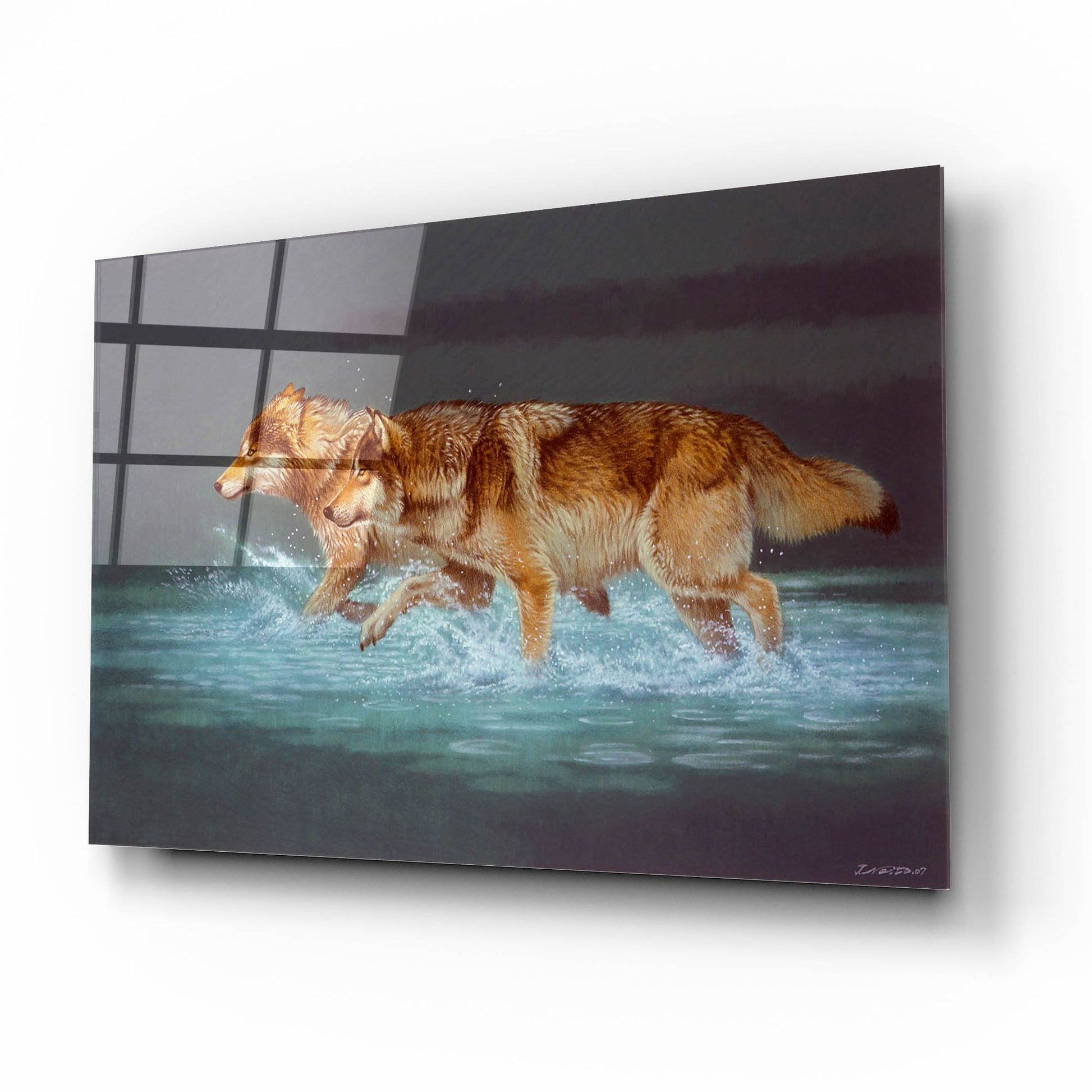 Epic Art 'Evening Travels' by Joh Naito, Acrylic Glass Wall Art,16x12