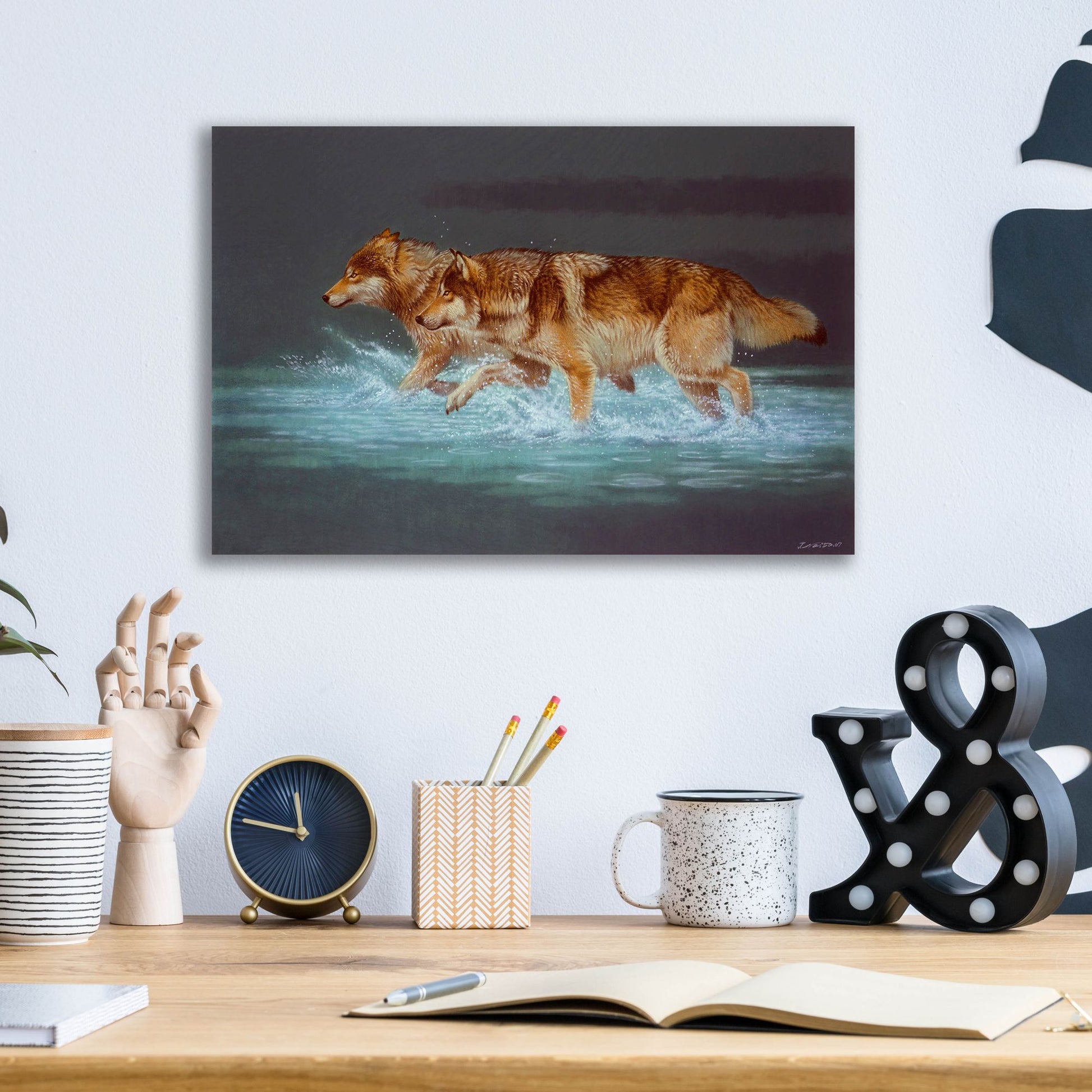 Epic Art 'Evening Travels' by Joh Naito, Acrylic Glass Wall Art,16x12