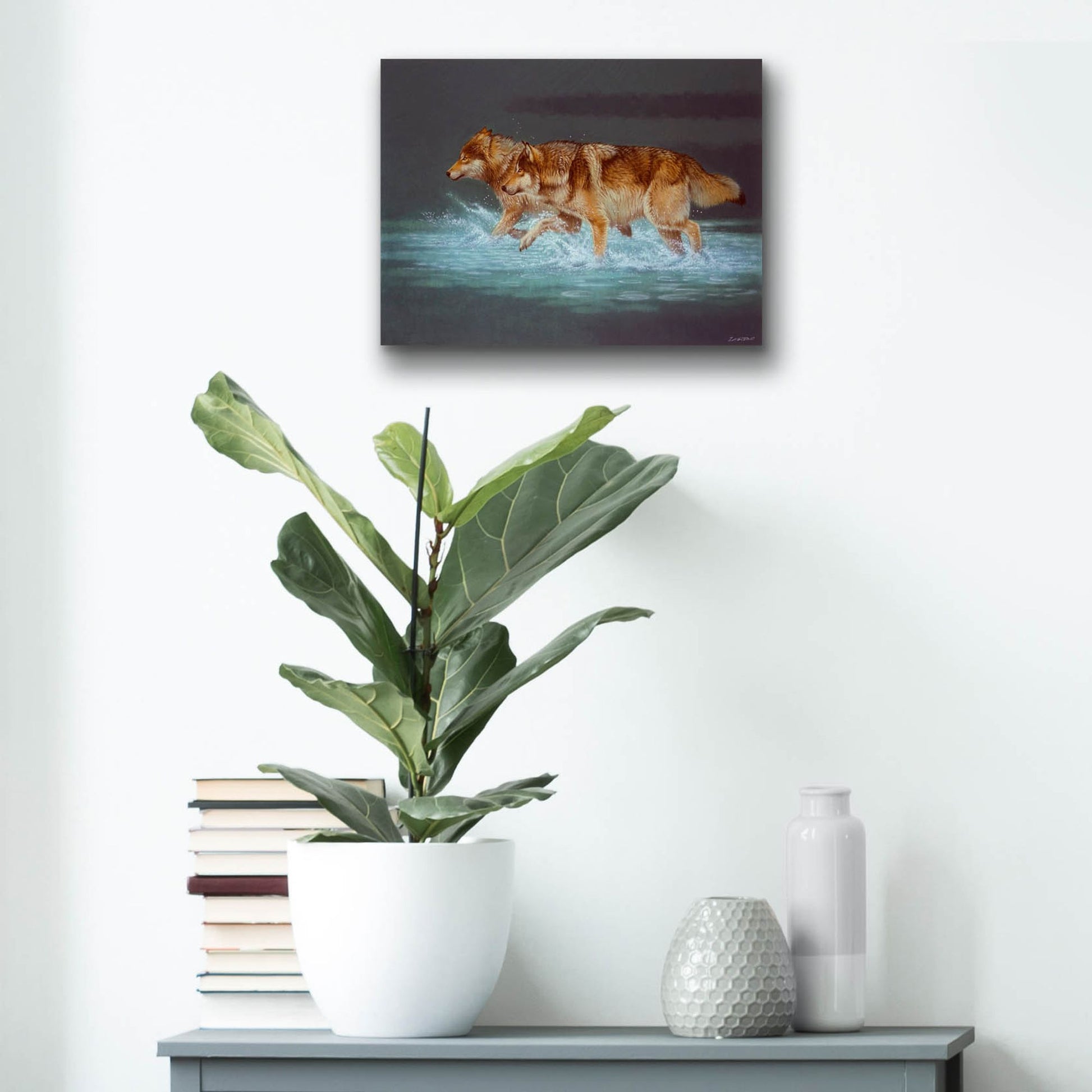 Epic Art 'Evening Travels' by Joh Naito, Acrylic Glass Wall Art,16x12