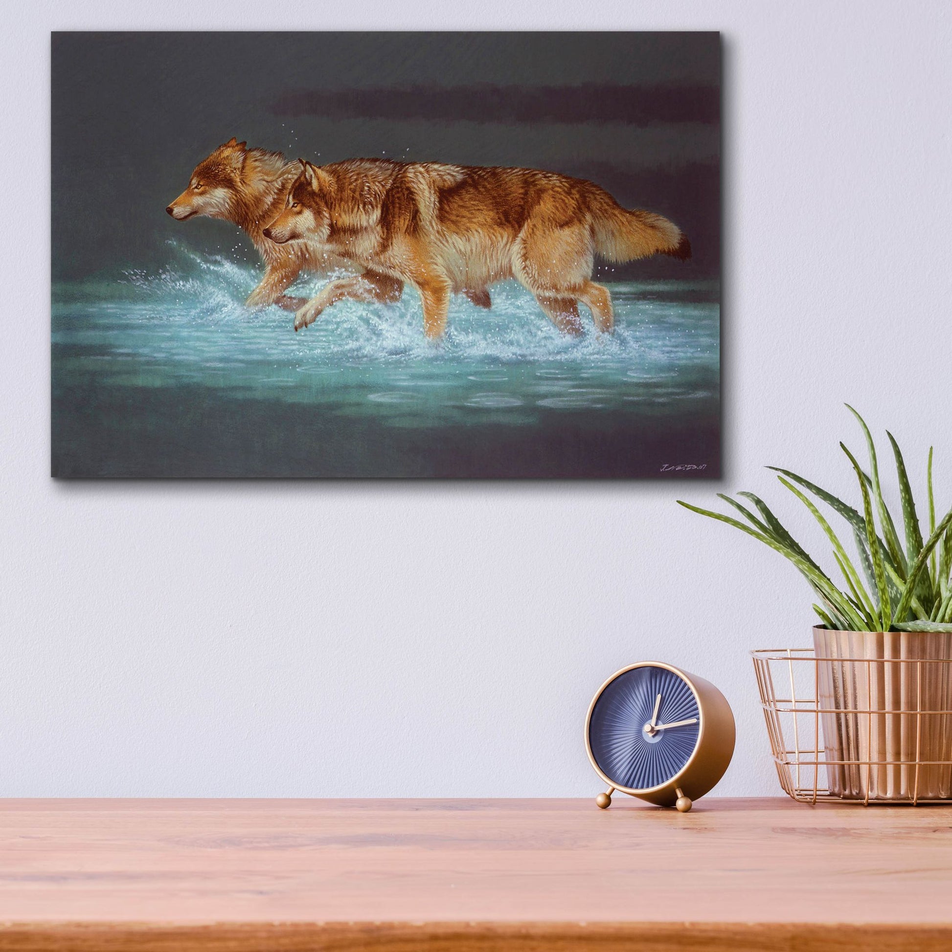 Epic Art 'Evening Travels' by Joh Naito, Acrylic Glass Wall Art,16x12